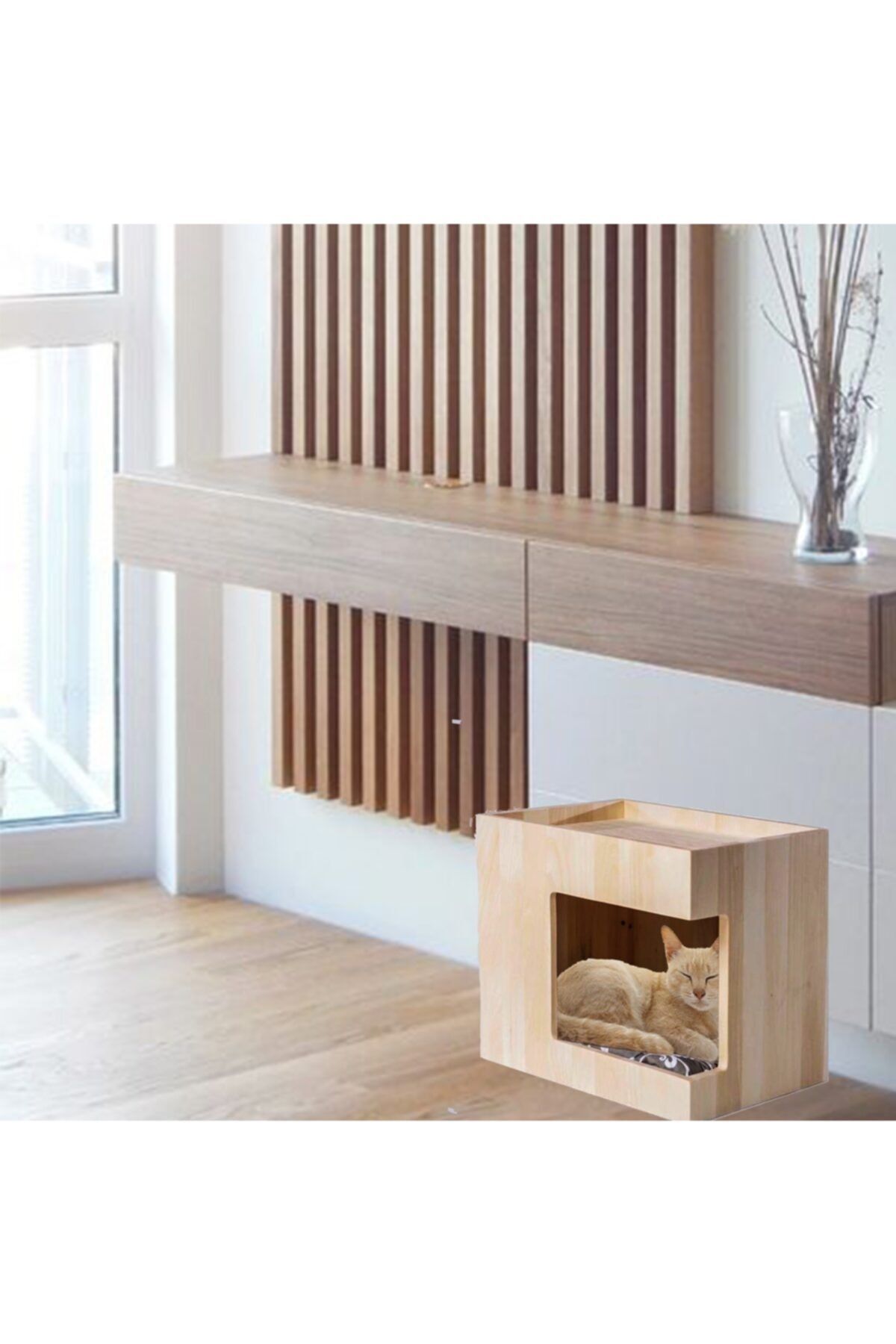 Tasarım Gm 01 Kedi Köpek Uyku Evi