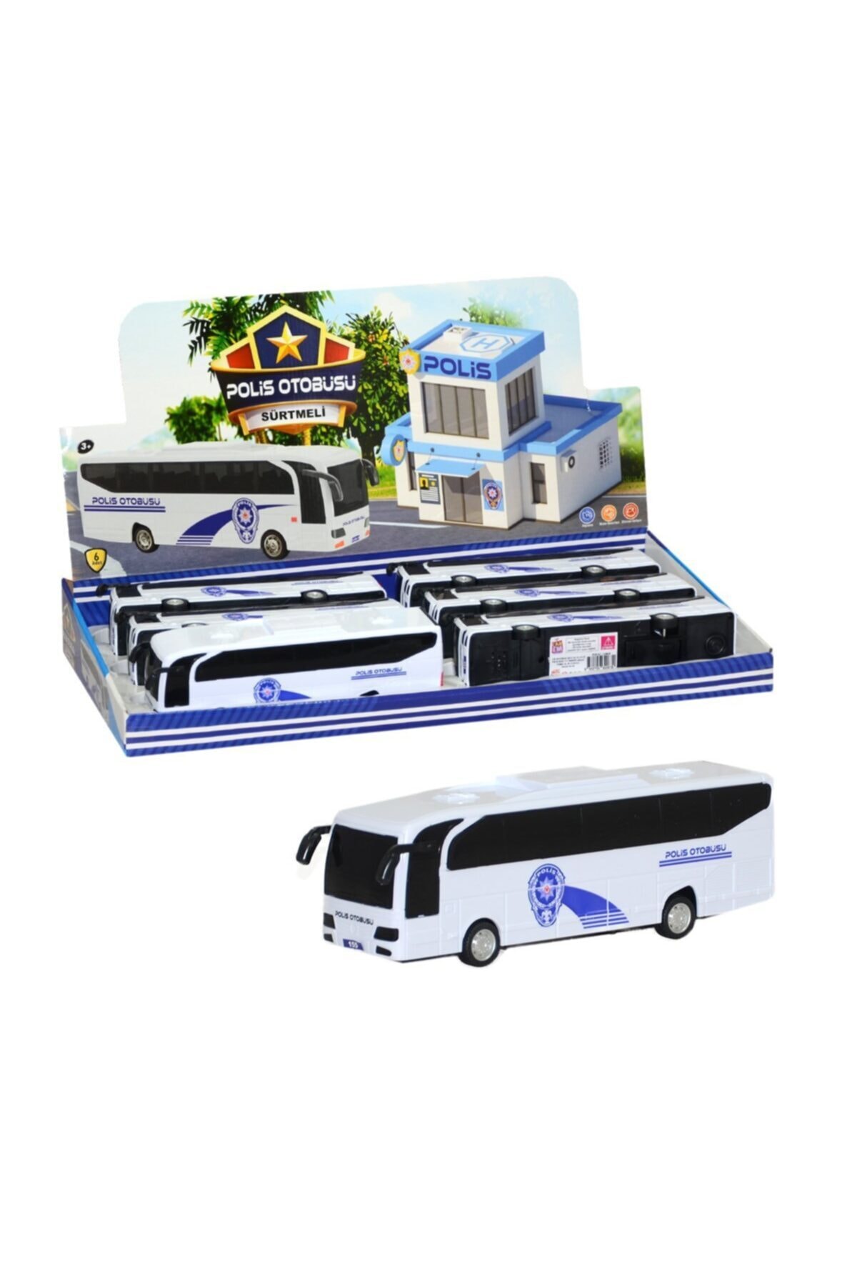 FEN TOYS Cnm29  Sürtmeli Polis Arabası 22,5 cm