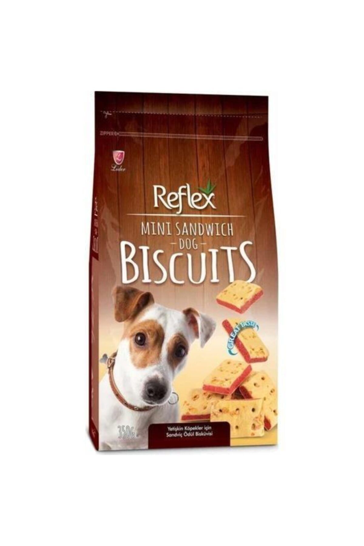 Reflex Sandviç Kare Peynirli Köpek Ödül Bisküvisi 350 Gr