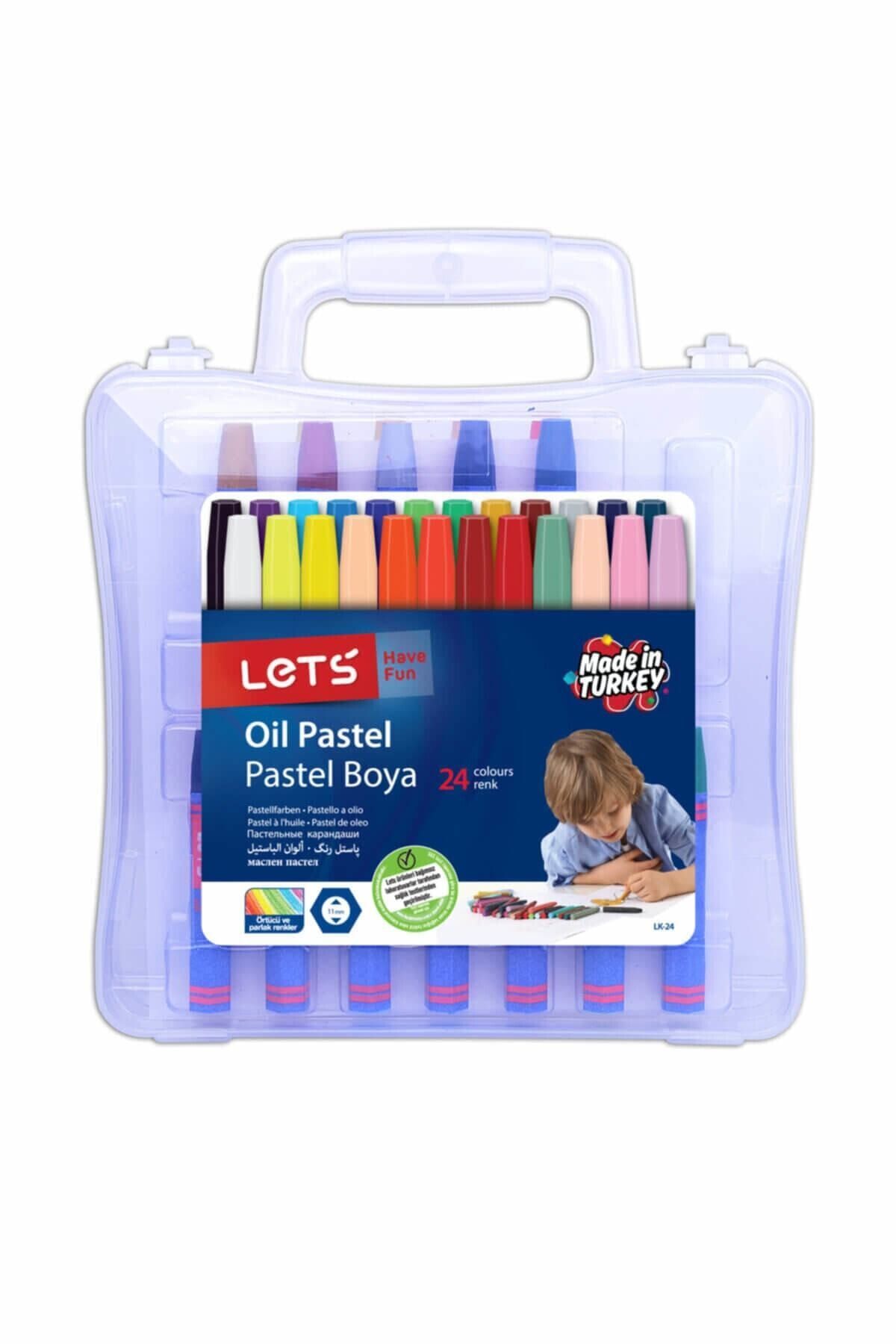 Lets Pastel Boya Plastik Çantalı 24 Renk