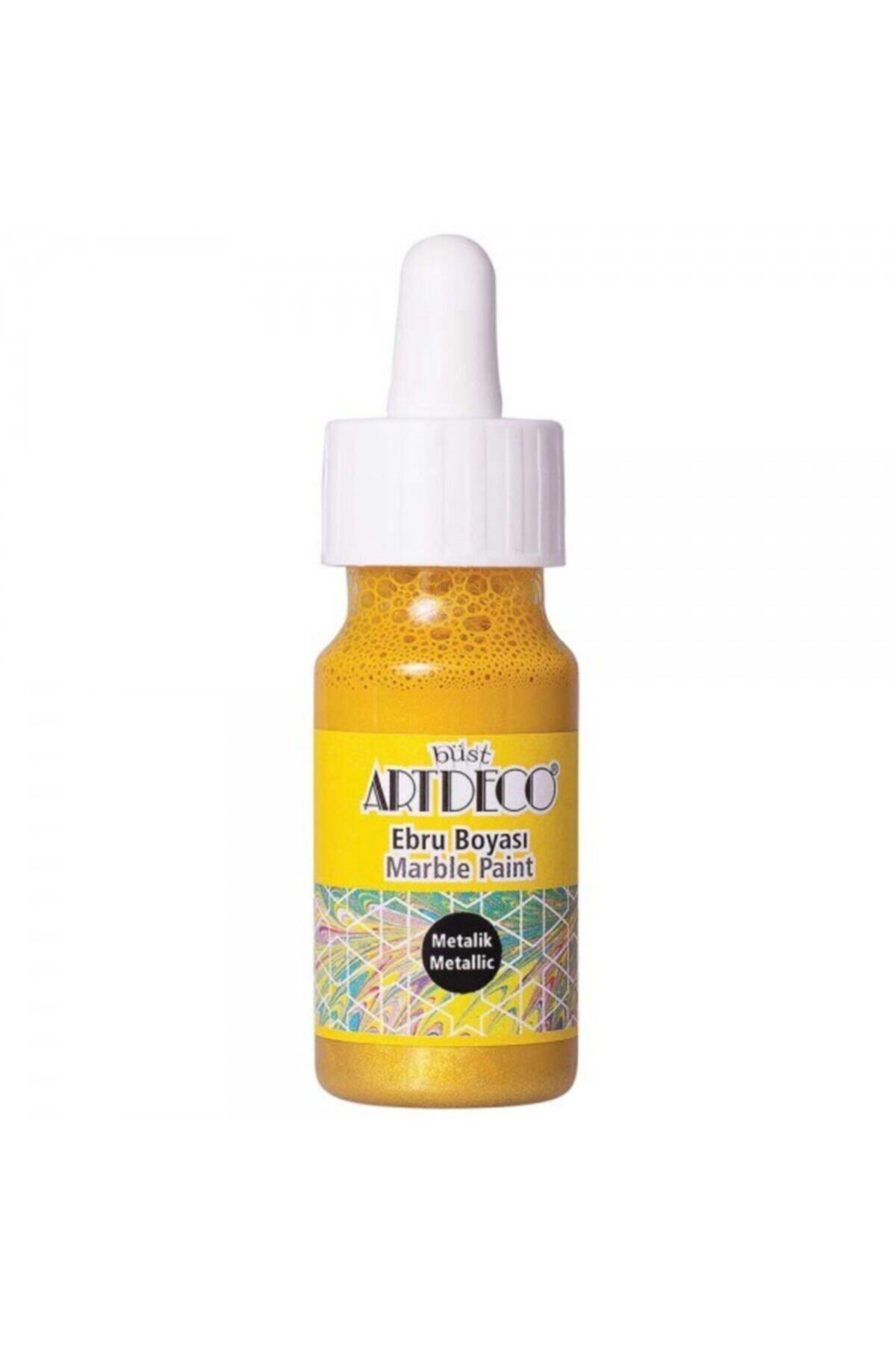 Artdeco : Metalik Ebru Boyası : 30 Ml : Altın 21