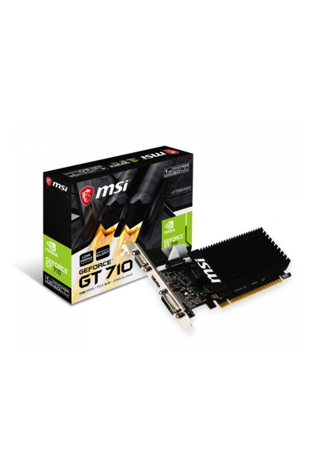 MSI Gt710 1gd3h Lp 1gb Ddr3 64b 1xvga 1xhdmı 1xdvı