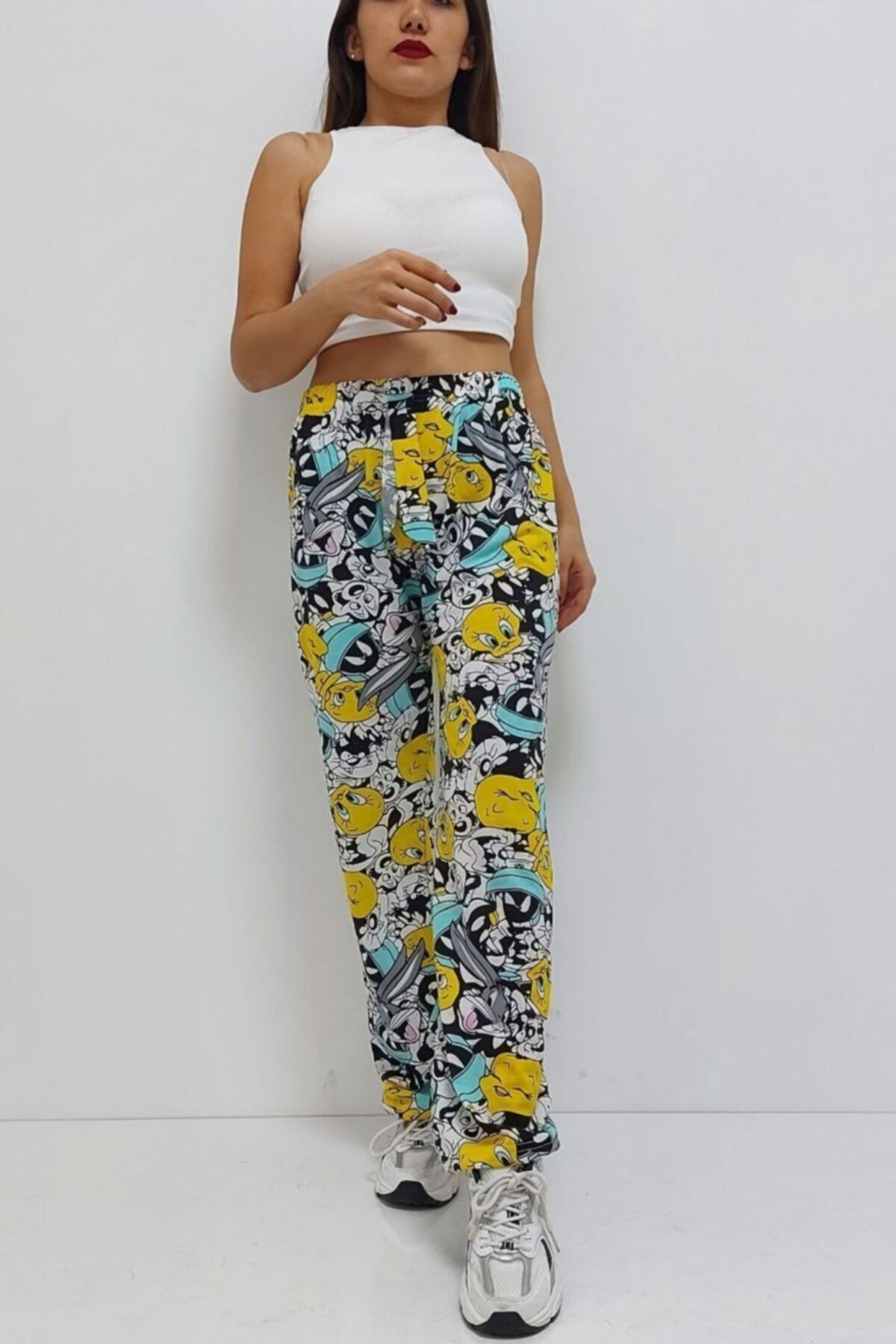 YAPRAKOUTLET Dijital Baskılı Pijama Altı