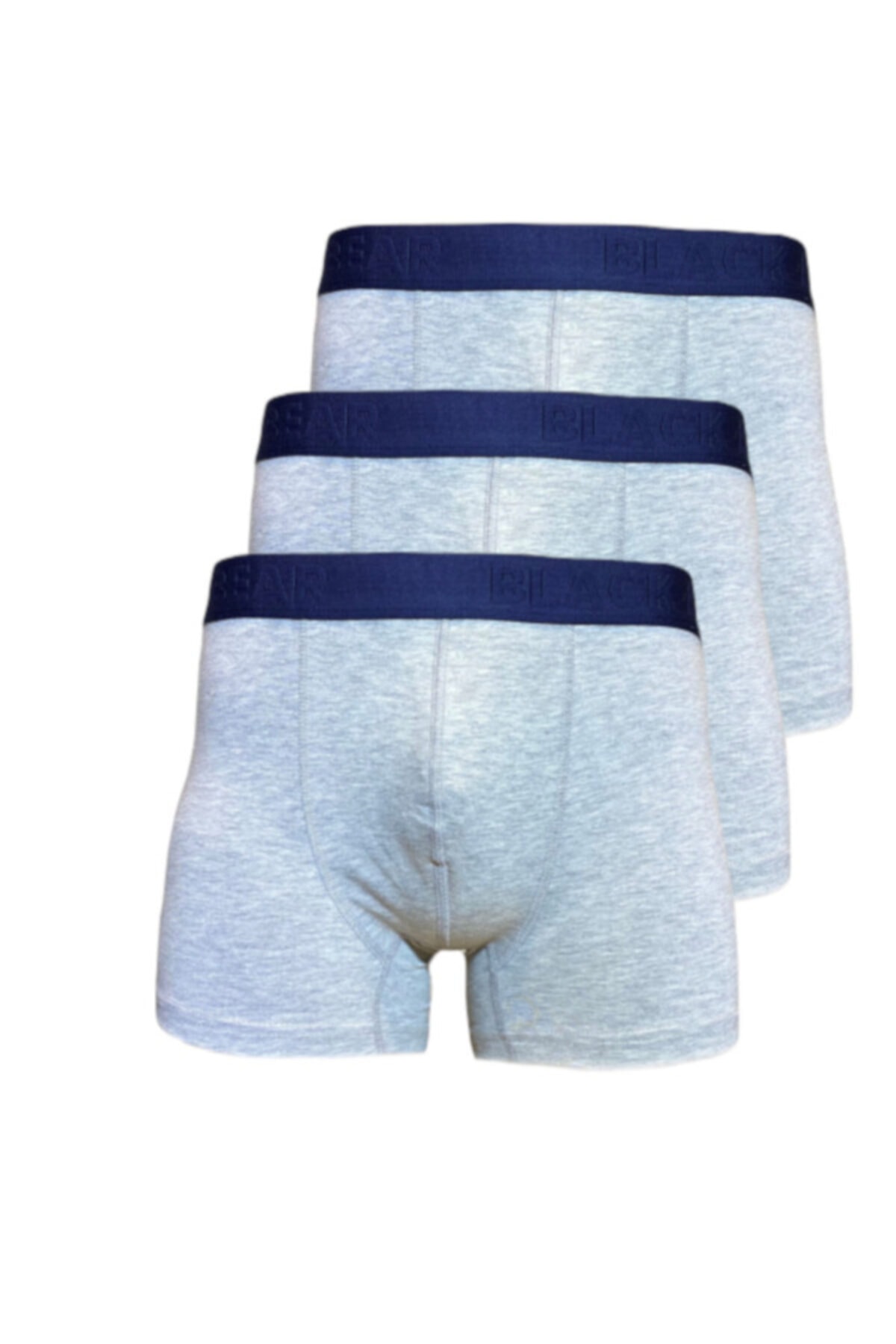 Black Bear Blackbear Erkek Boxer Likralı Ultra Rahat 3'lü Gri Paket