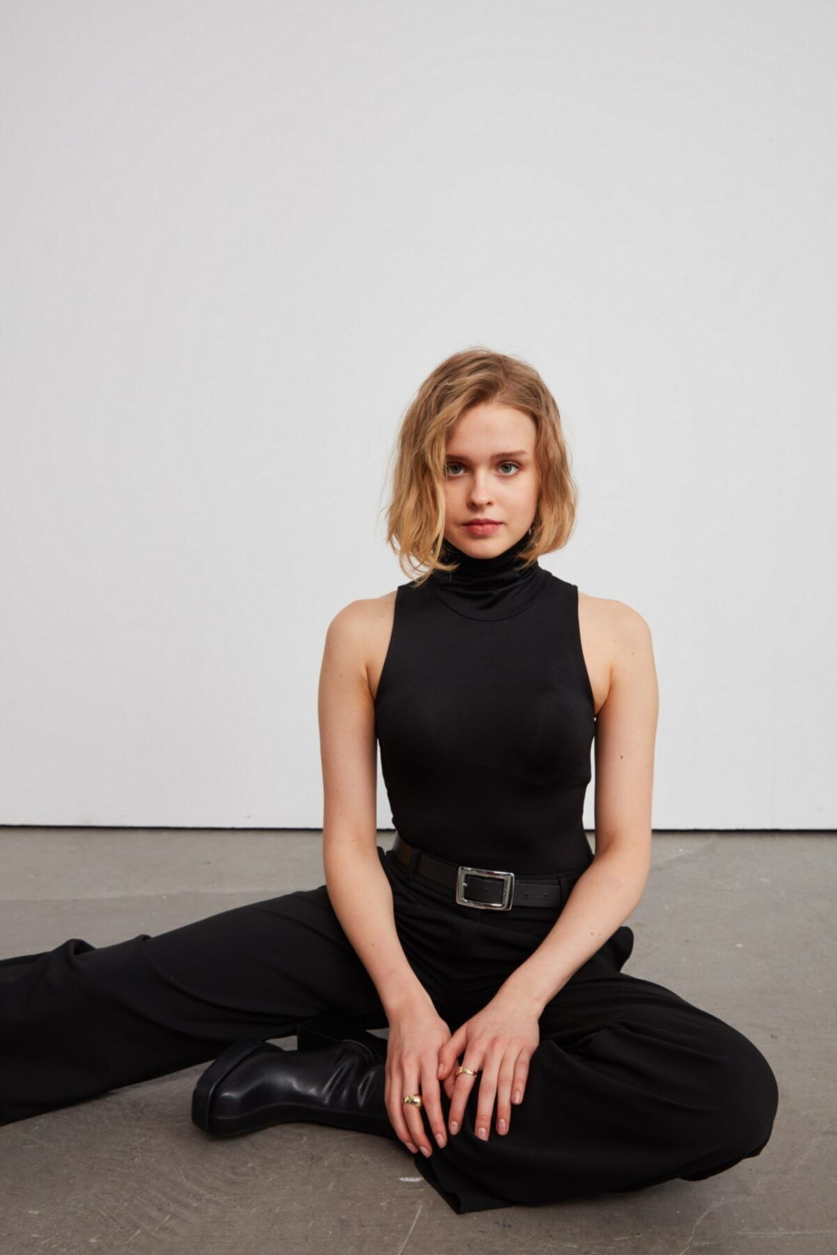 VATKALI Boğazlı Bodysuit Siyah