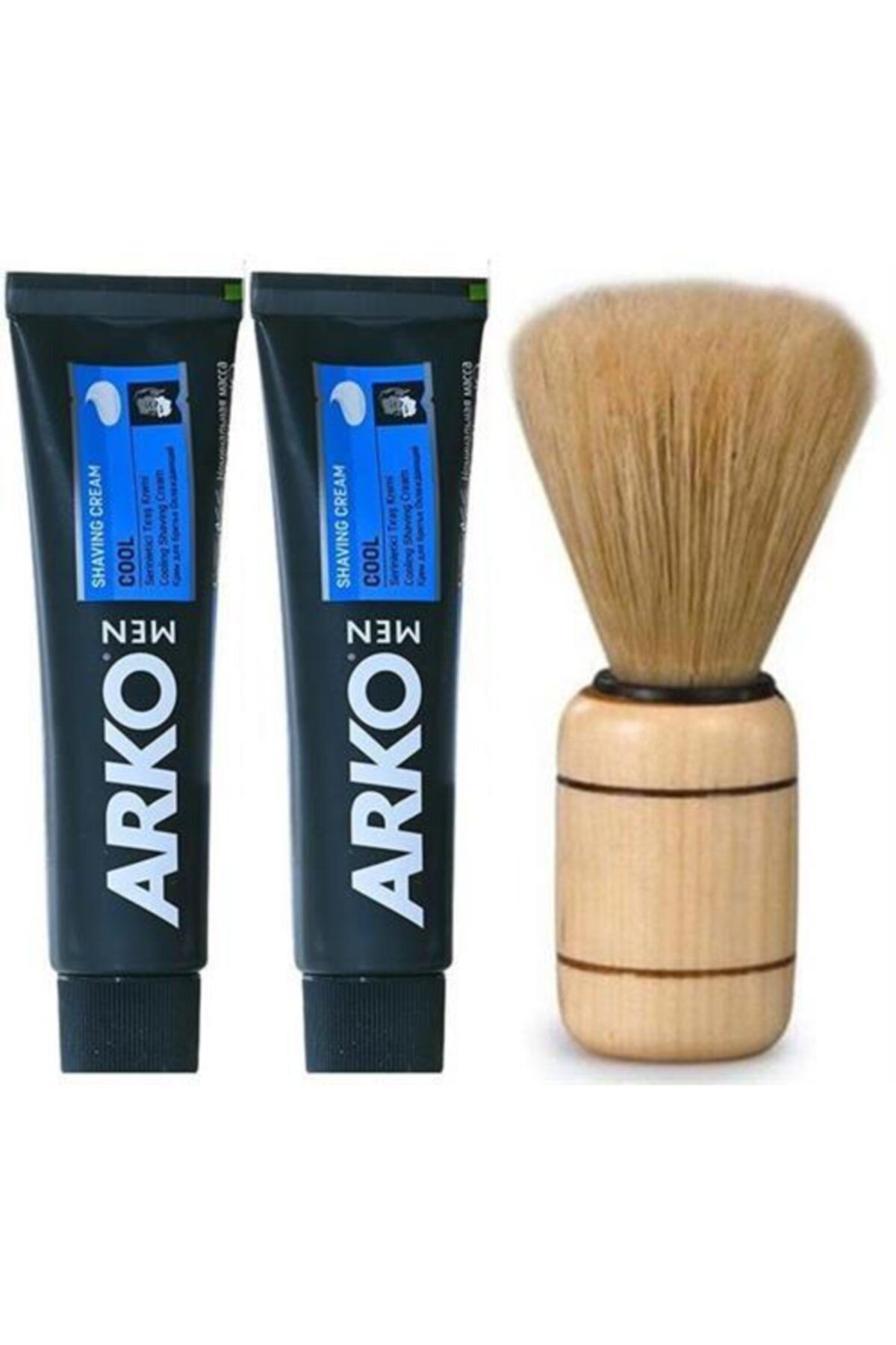 ARKO Men Cool 12 Adet Tıraş Kremi Tıraş Fırçası Seti 712663 Indirimli Paket