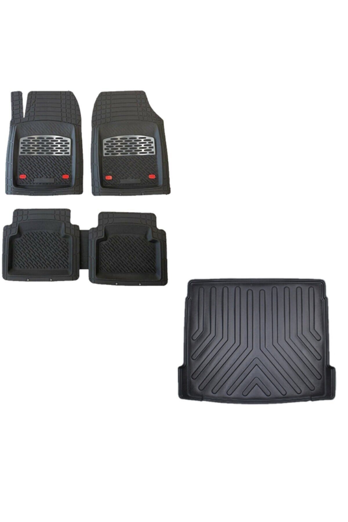 TEAMCAR Renault Megane 1 2000 Model 3d Bagaj Havuzu+3d Havuzlu Paspas Takımı