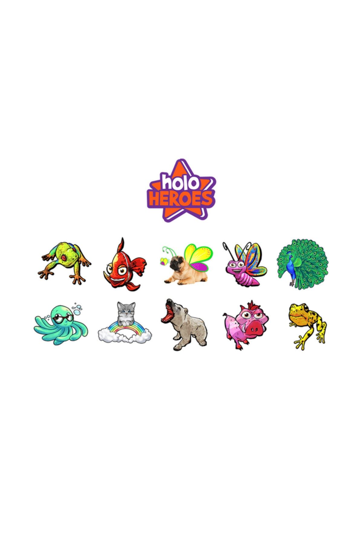 Junoo Holotoyz Tattoo Holo Heroes Ar Uyumlu Geçici Dövme