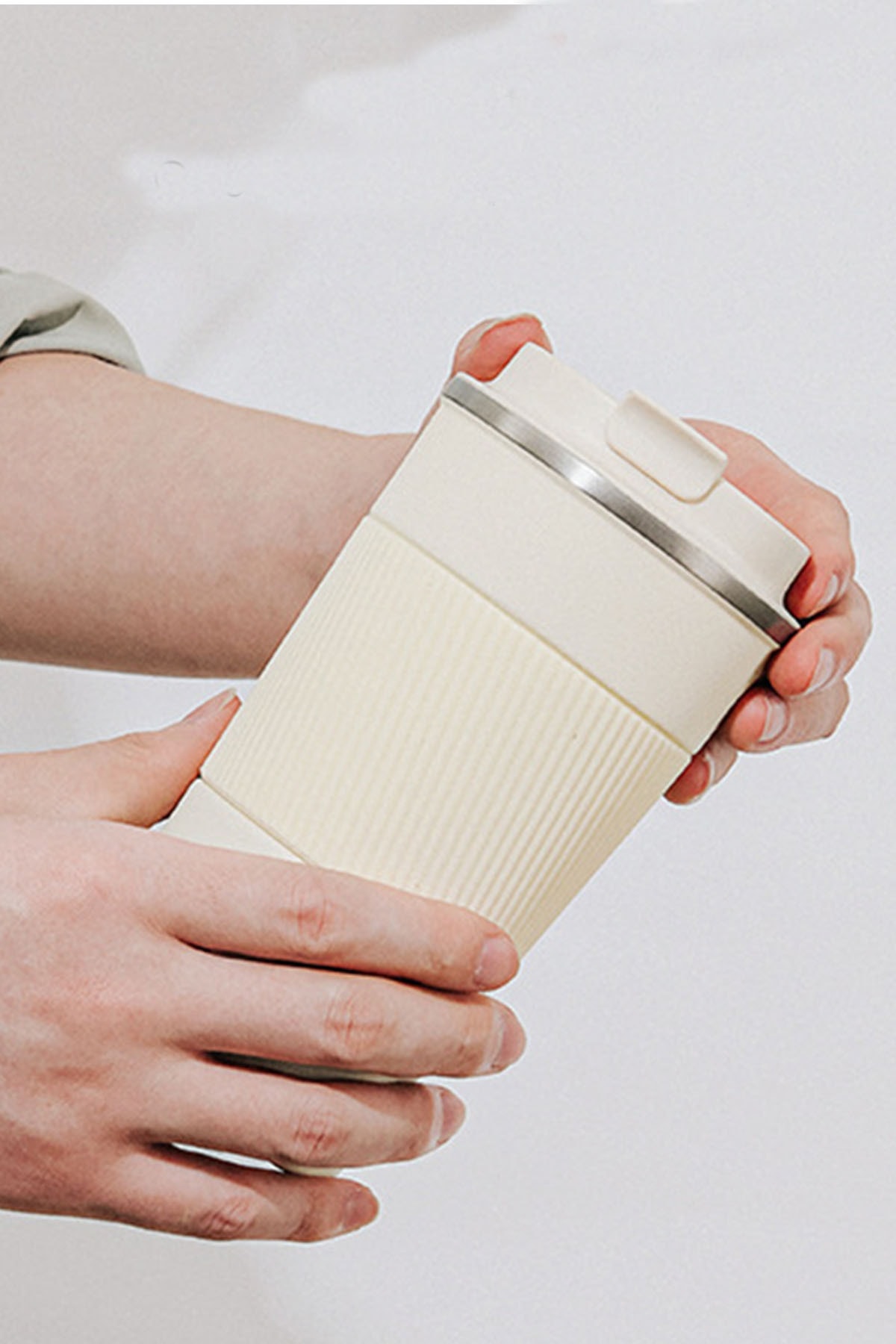 tusah Çift Katmanlı Paslanmaz 304 Çelik Termos Bardak 500 Ml Termos Mug Kupa Araç Kahve Çay Termos