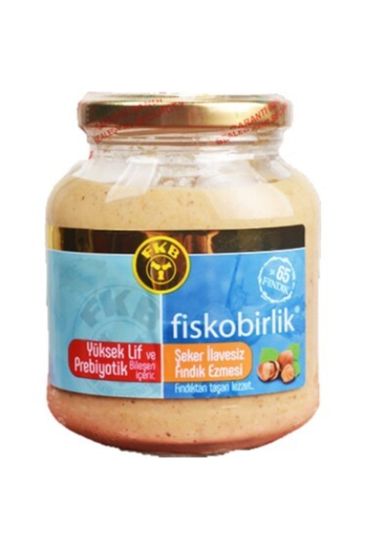 FKb Fiskobirlik Şeker İlavesiz Fındık Ezmesi 300 gr