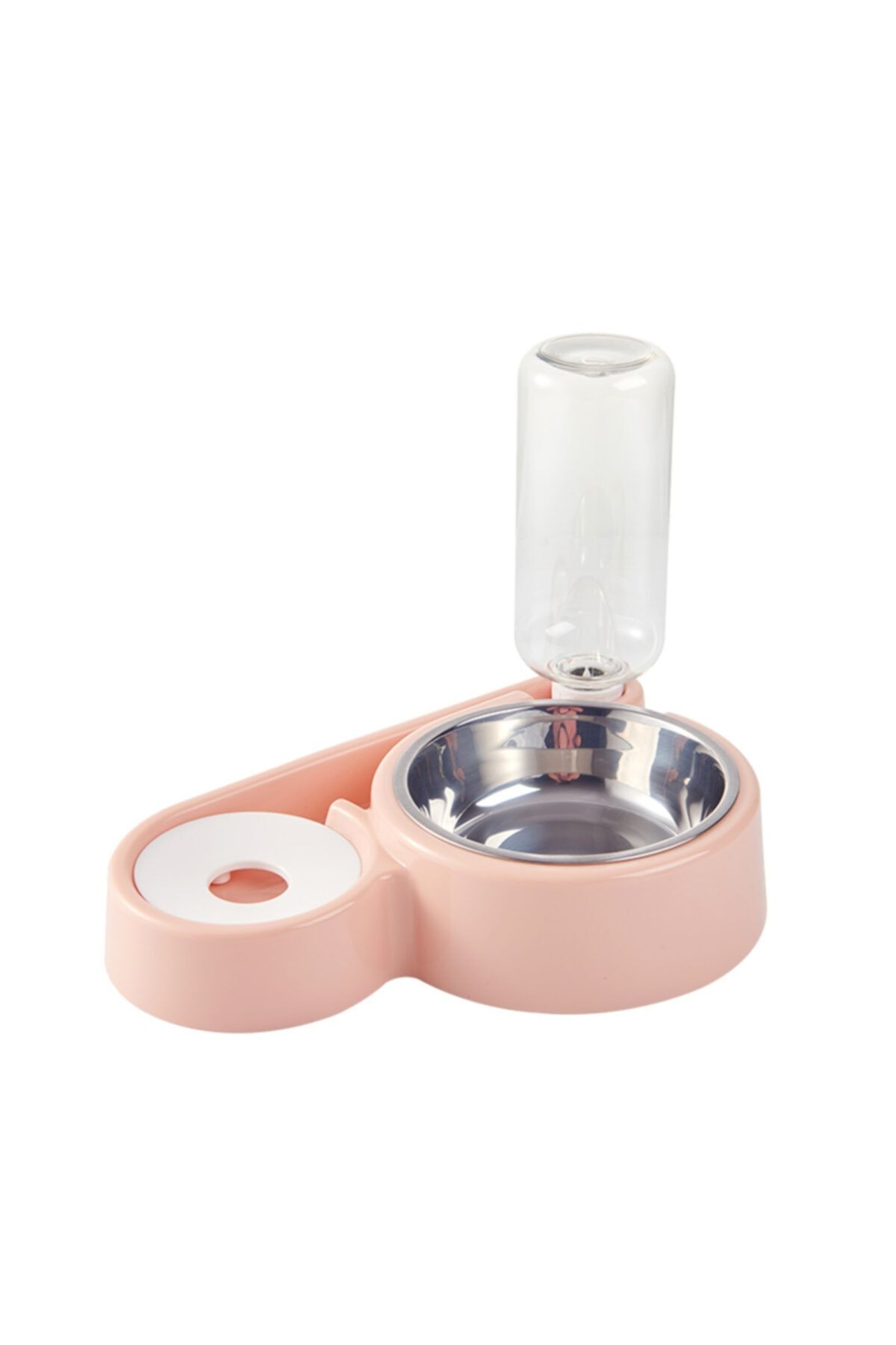 Deppocu Otomatik Su Sebilli Mama Kabı-Pembe