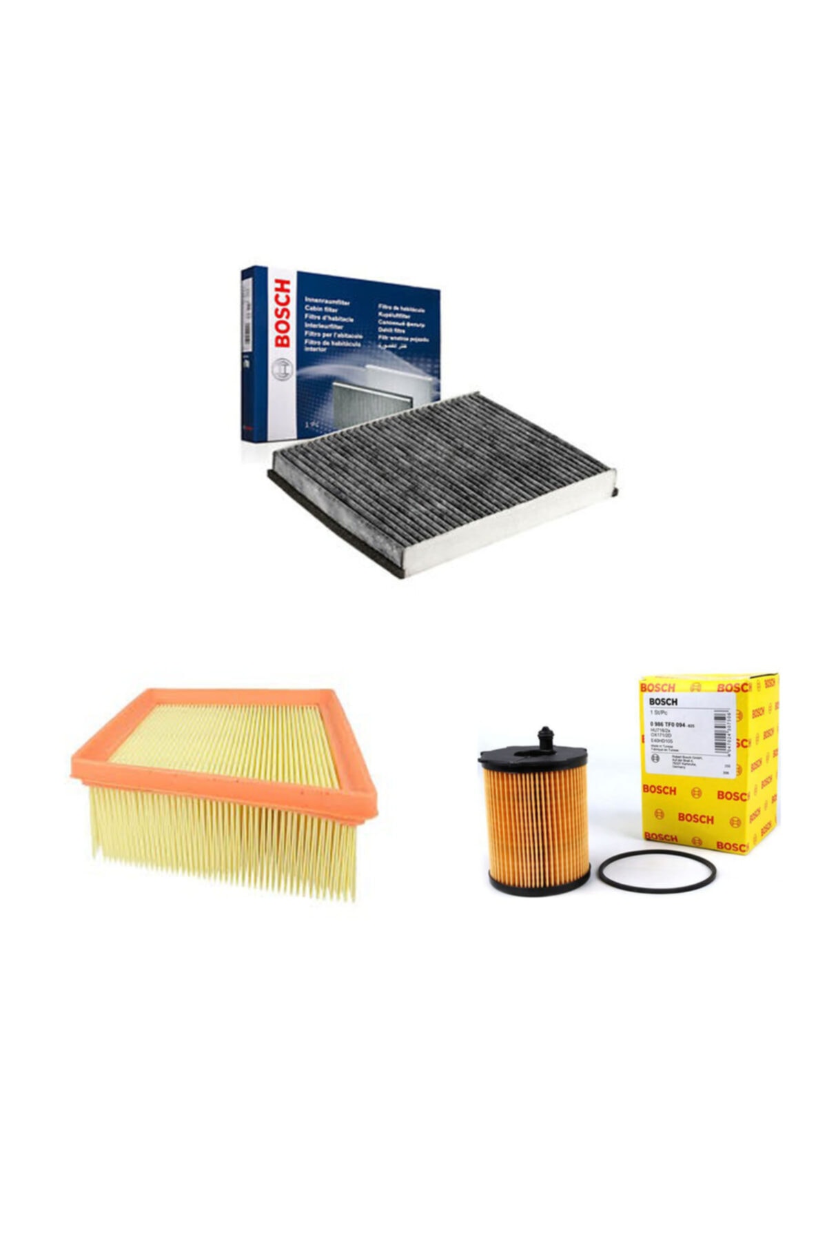 Bosch Filtre Bakım Seti Fiesta 1.5 Tdci Dizel 2012+ Hava + Yağ F. + Polen