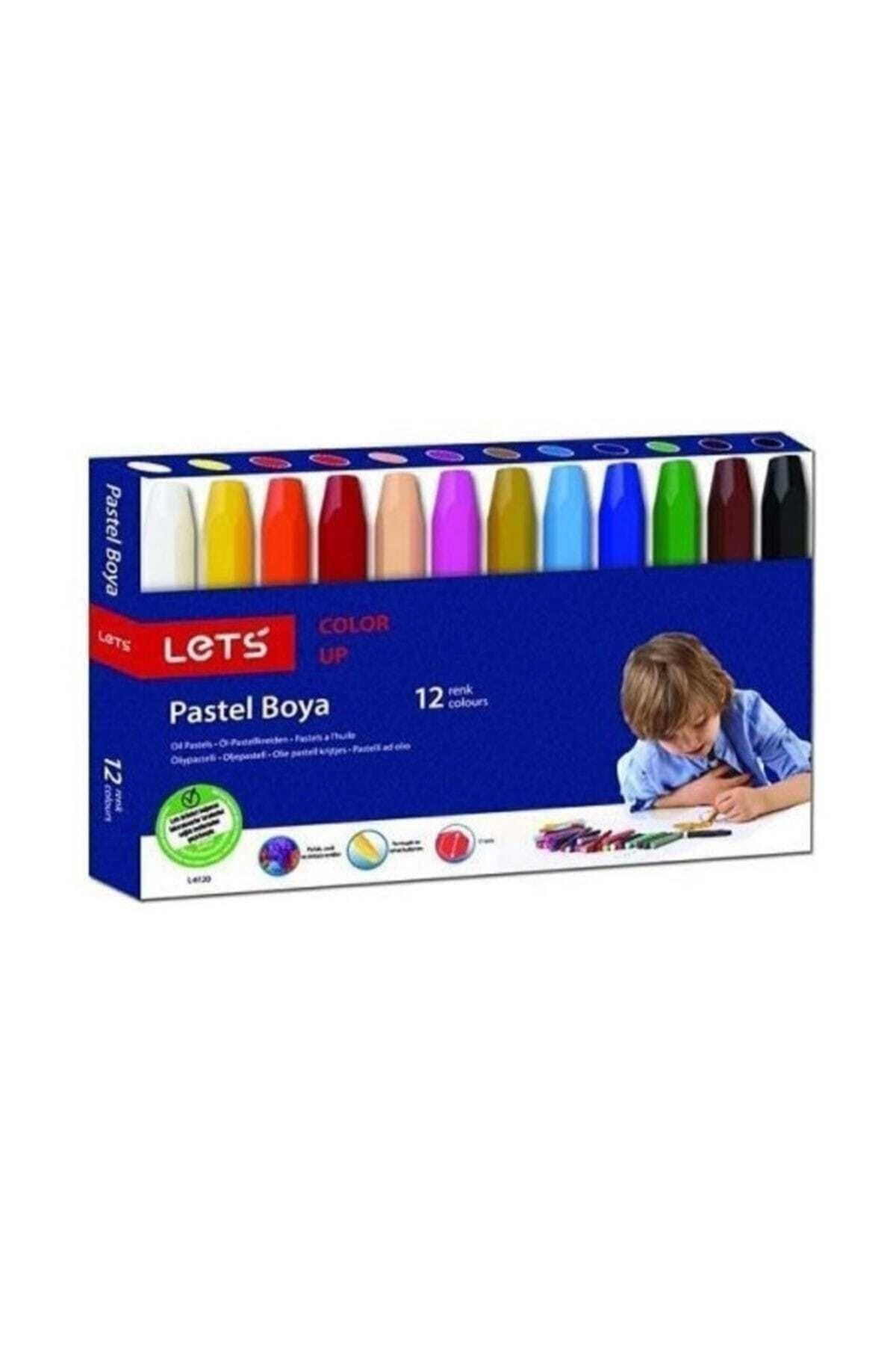 Lets 12 Renk Pastel Boya L-6120 /