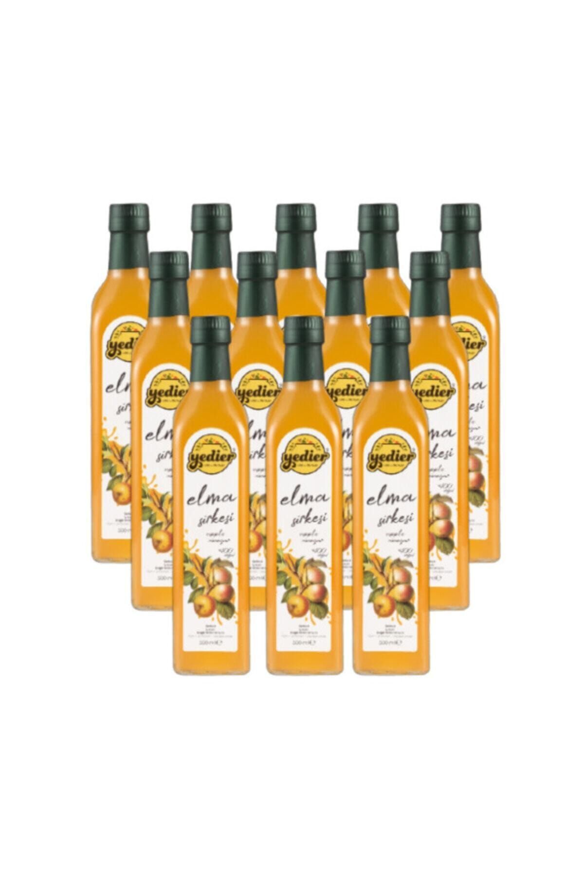Yedier Doğal Elma Sirkesi 500 ml - 12'li Paket