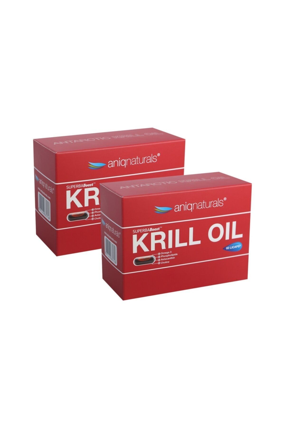 Aniqnaturals Superba Boost Krill Oil Yağı 60 Licaps 2 Kutu