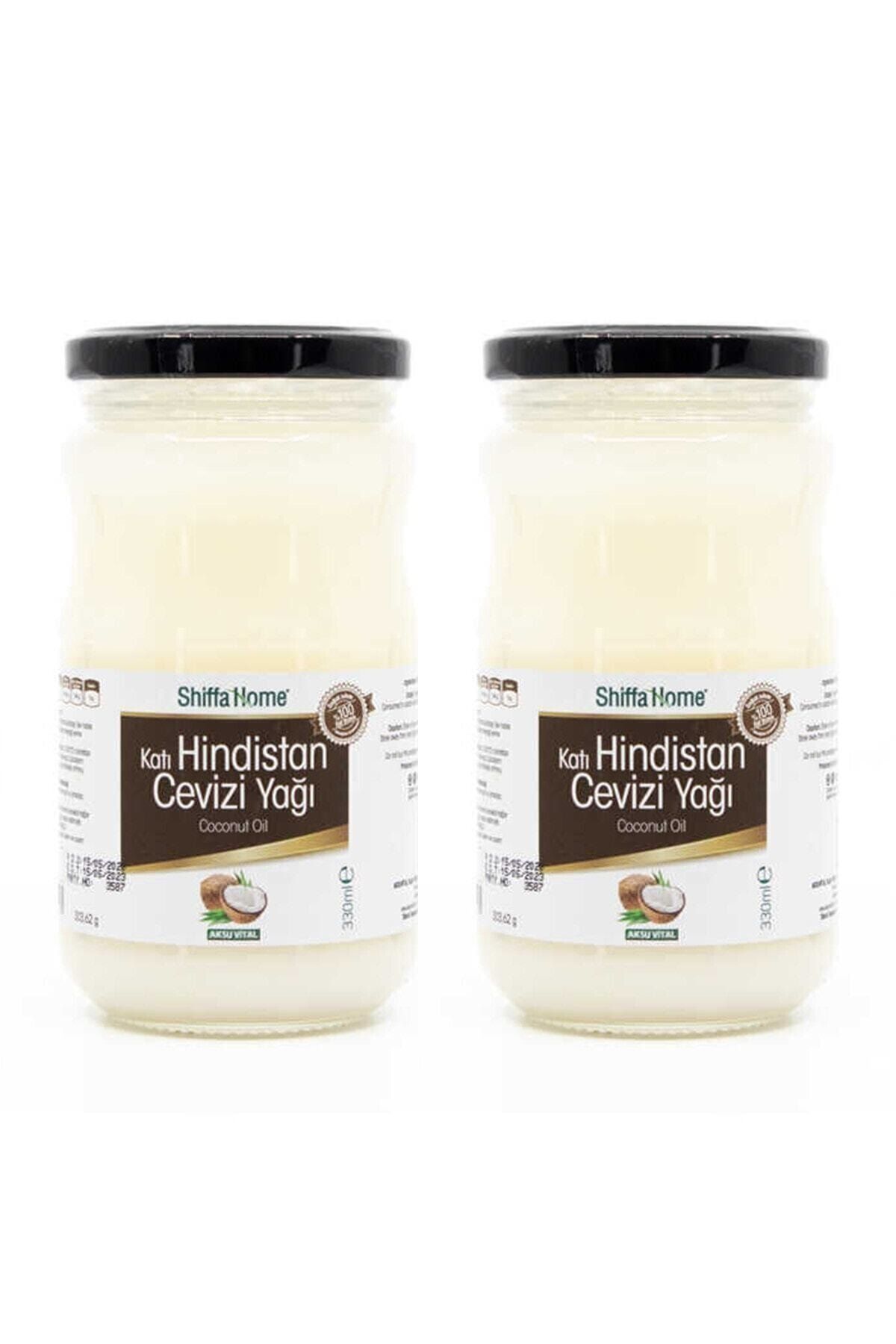 Shiffa Home Soğuk Sıkım Katı Hindistan Cevizi Yağı 330 ml. 2 Adet