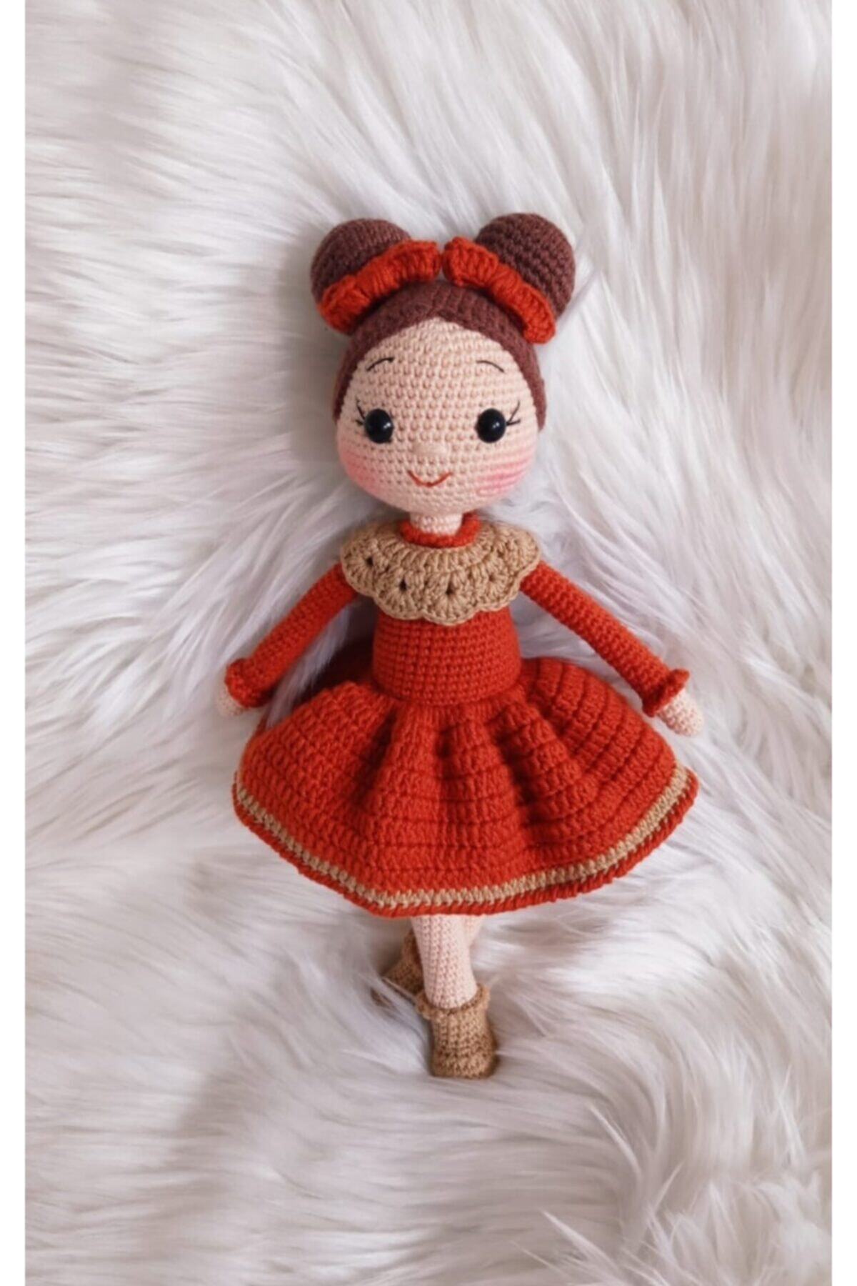 TOYSCİTY Sonbahar Şirin Bebek Organik Örgü Oyuncak