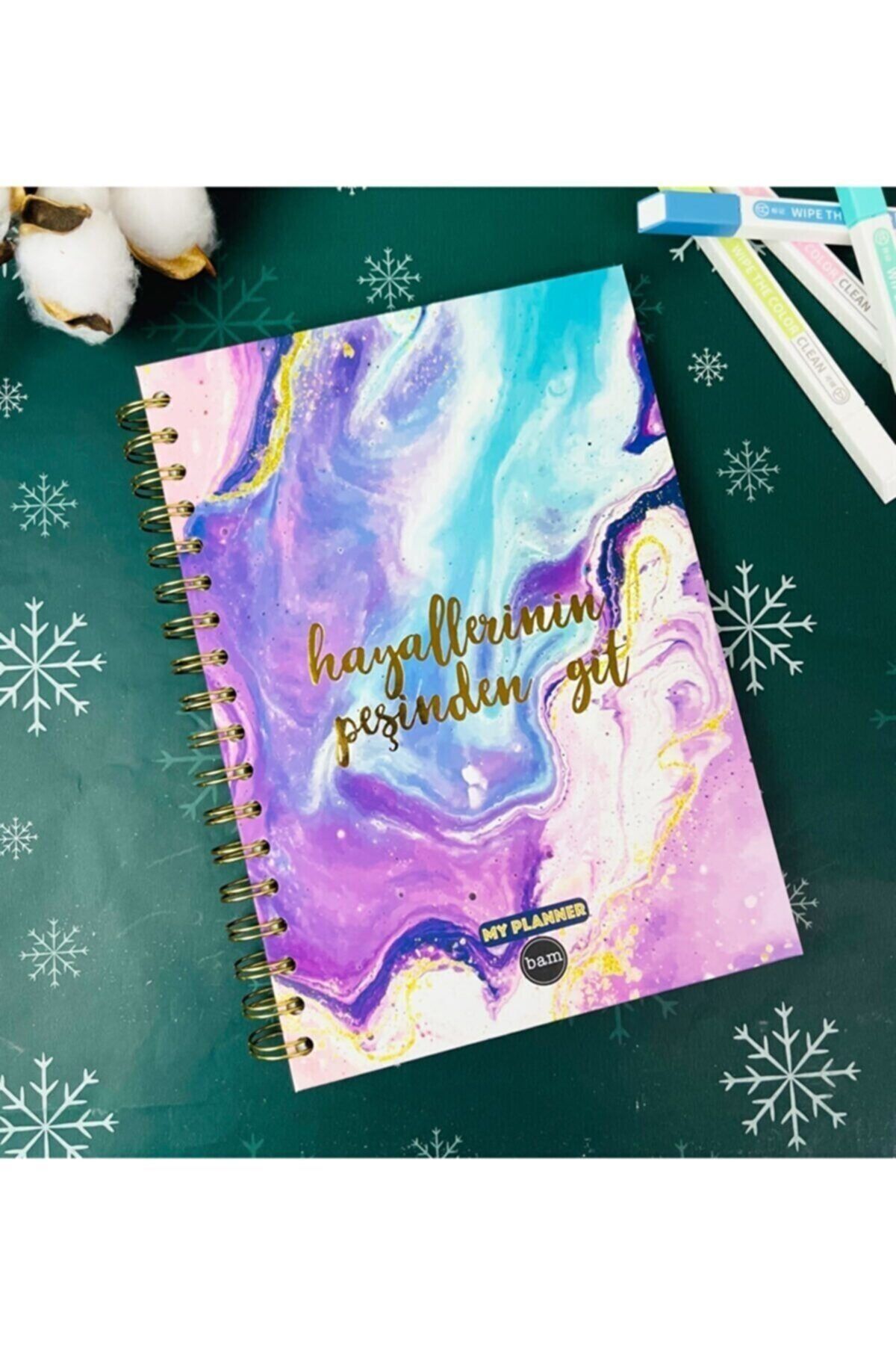 MARKET OF UNİVERSE Hayallerinin Peşinden Git Tasarımlı Konuşan Ajanda