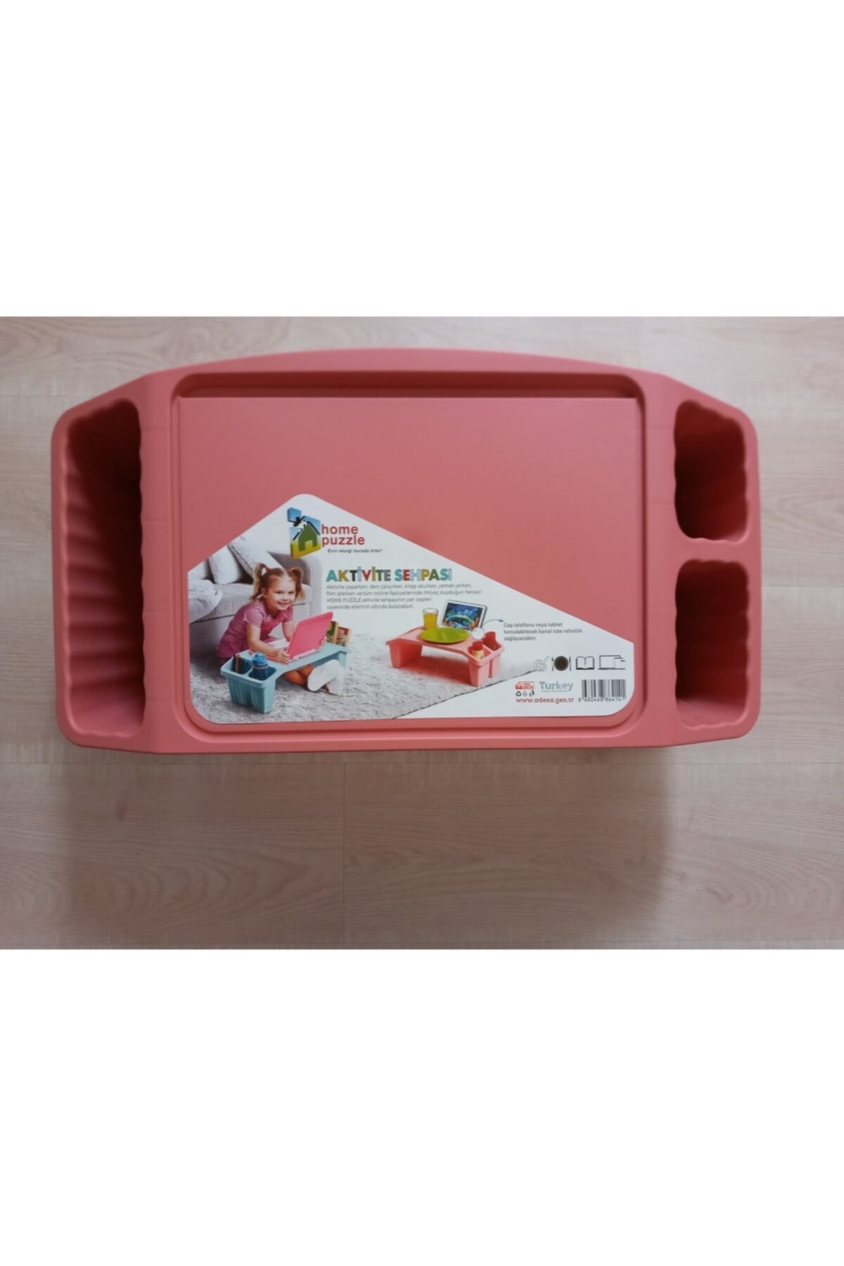 Homepuzzle Aktivite Sehpası Gül Kurusu