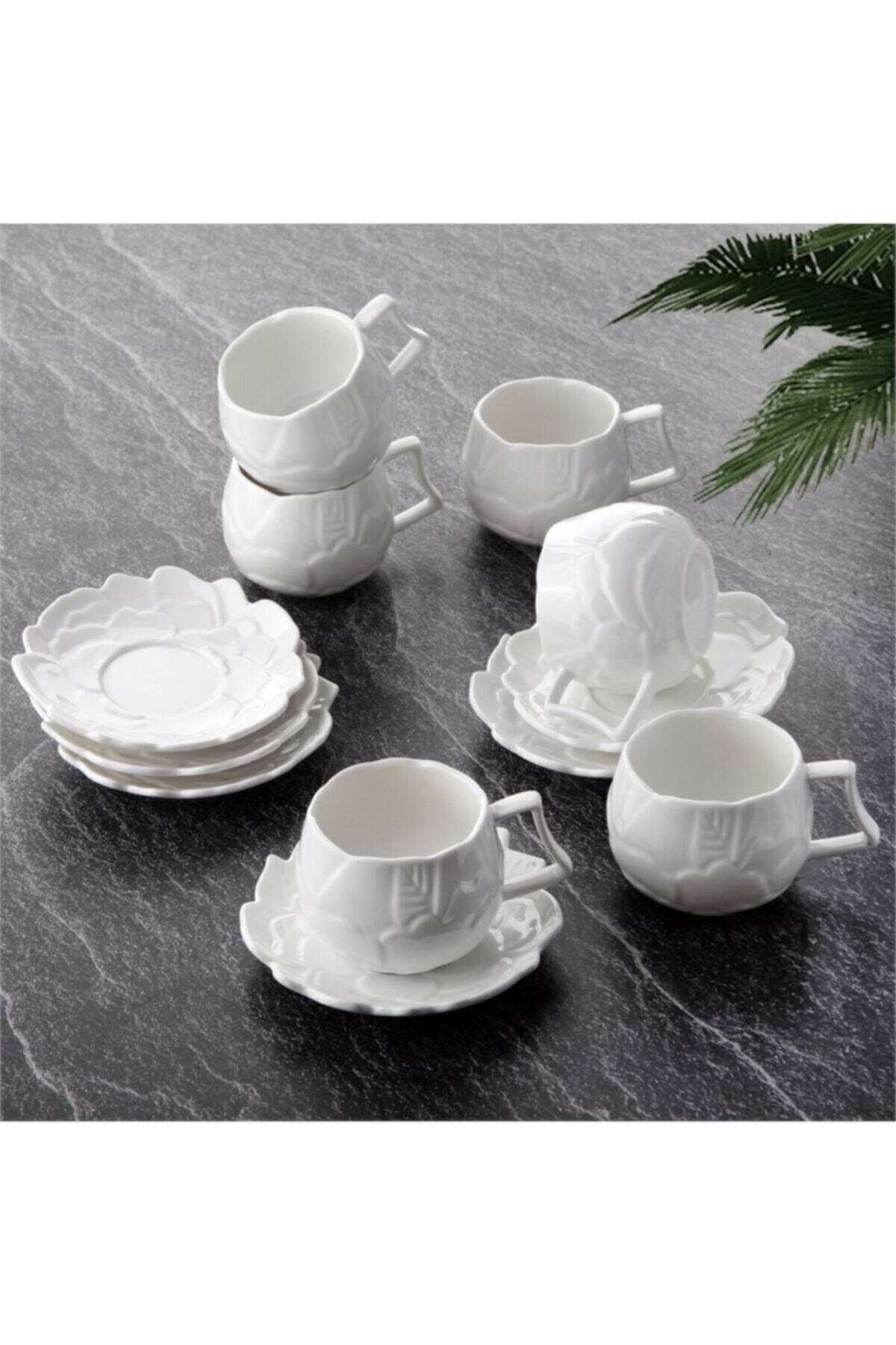 Tohana Obur Home Porselen 6'lı Kahve Fincanı