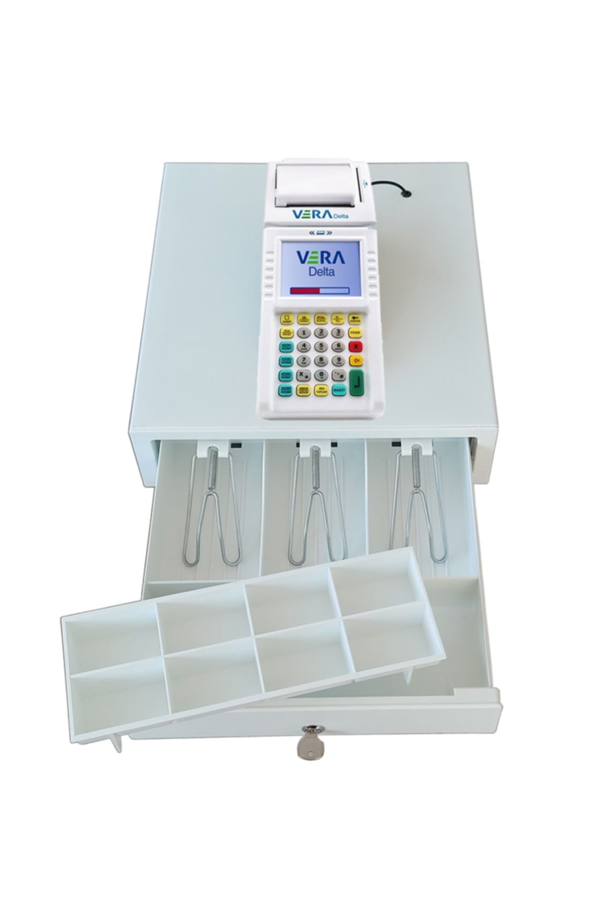 SAYPOS Metal Mandallı Vera Delta Yazarkasa Uyumlu Para Çekmecesi 33x36x9.5cm