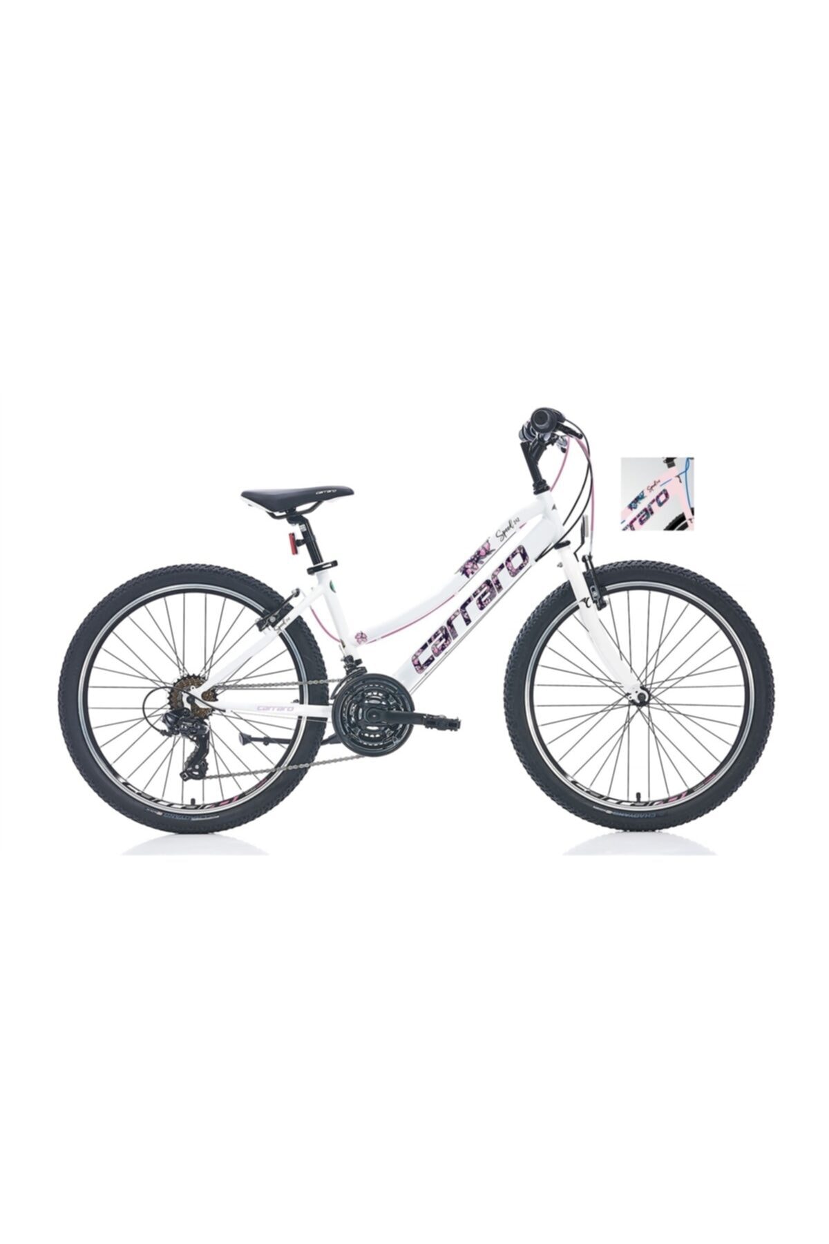 Carraro Speed 242 Kadın Dağ Bisikleti 360h V 24 Jant 21 Vites Toz Pembe-mavi-fuşya-turkuaz-siyah