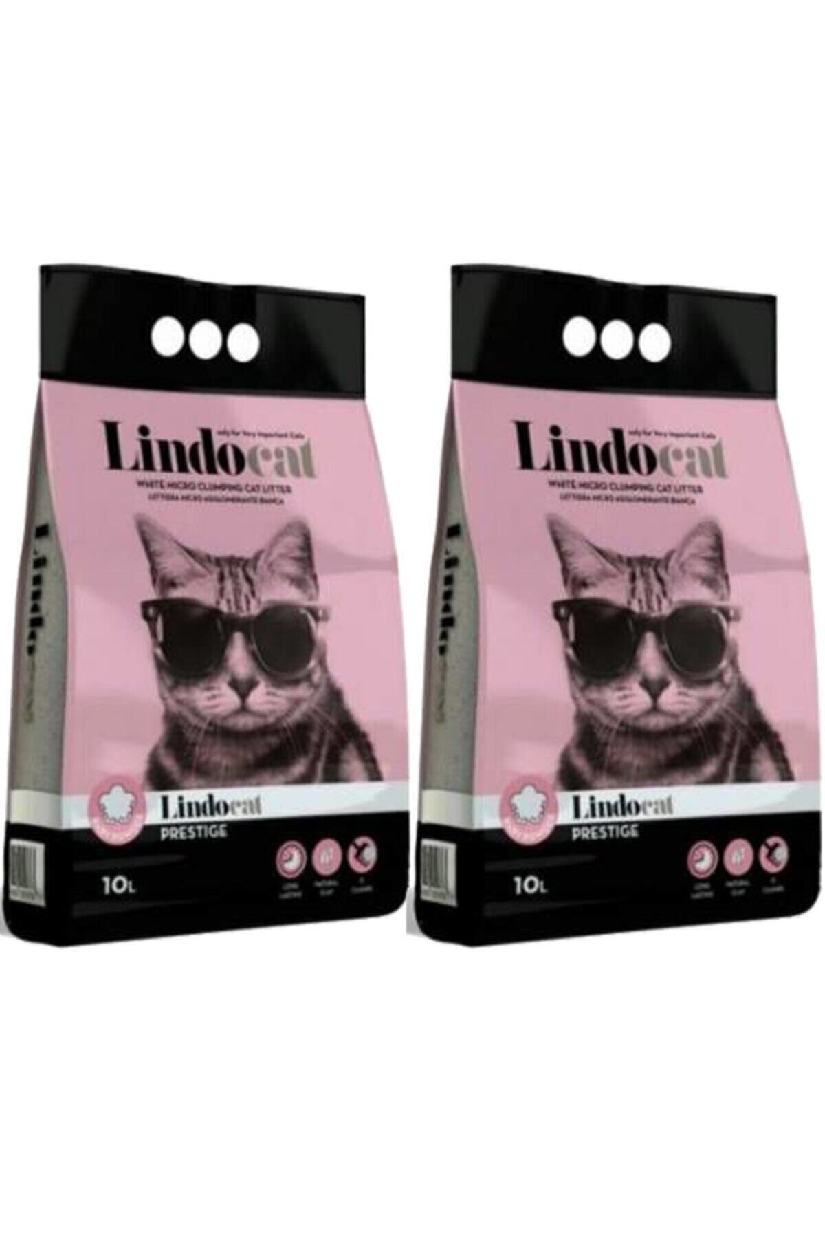 Lindo Cat Pudra Kokulu İnce Taneli Kedi Kumu 10 lt x 2 Adet
