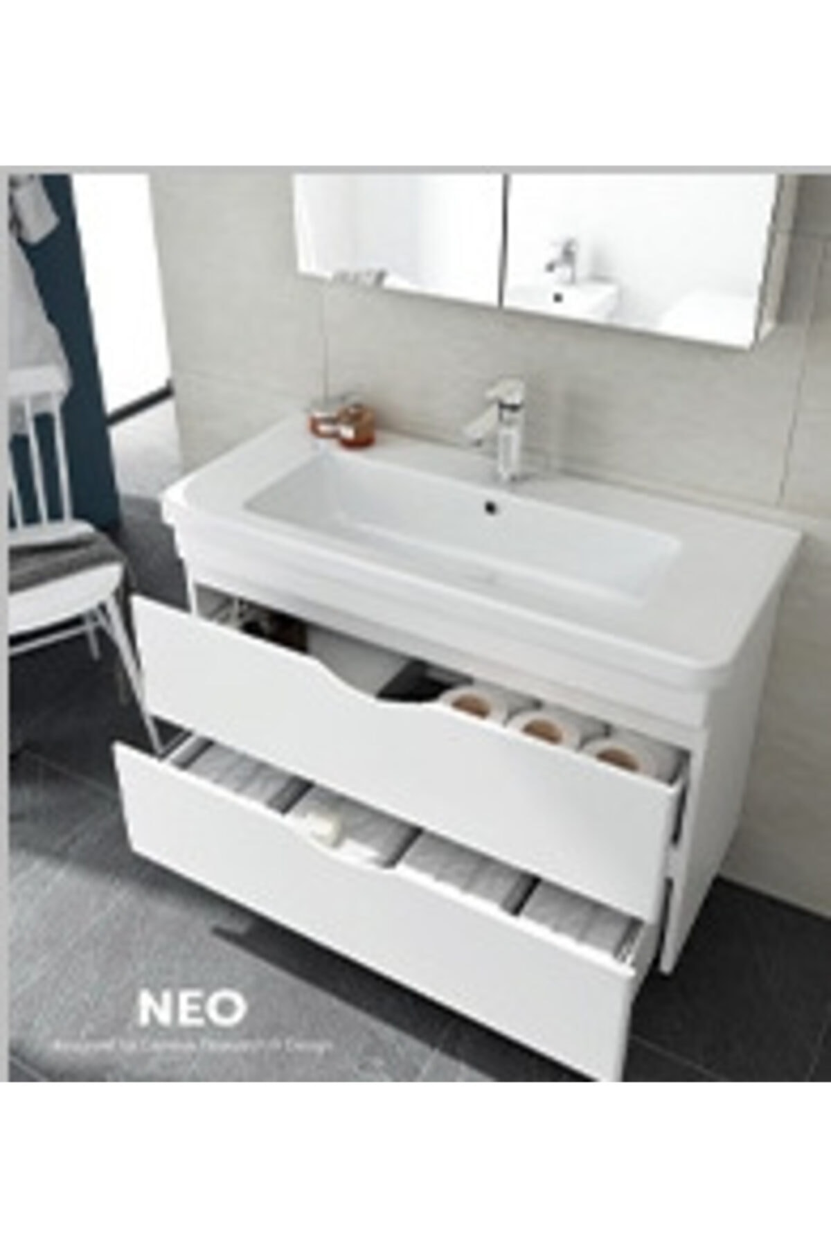 İsvea Isvea Neo 80 Cm Lavabo Dolabı Beyaz
