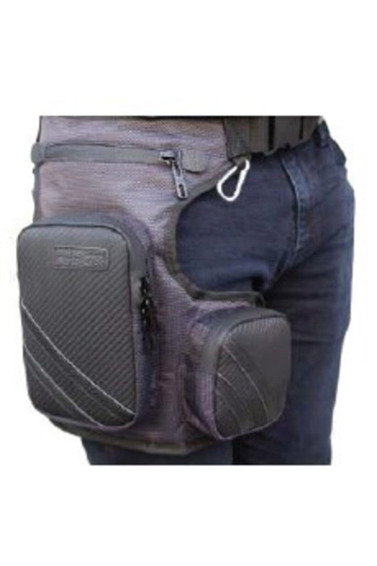 Forte GT 70443 Black Motosiklet Bacak Çantası