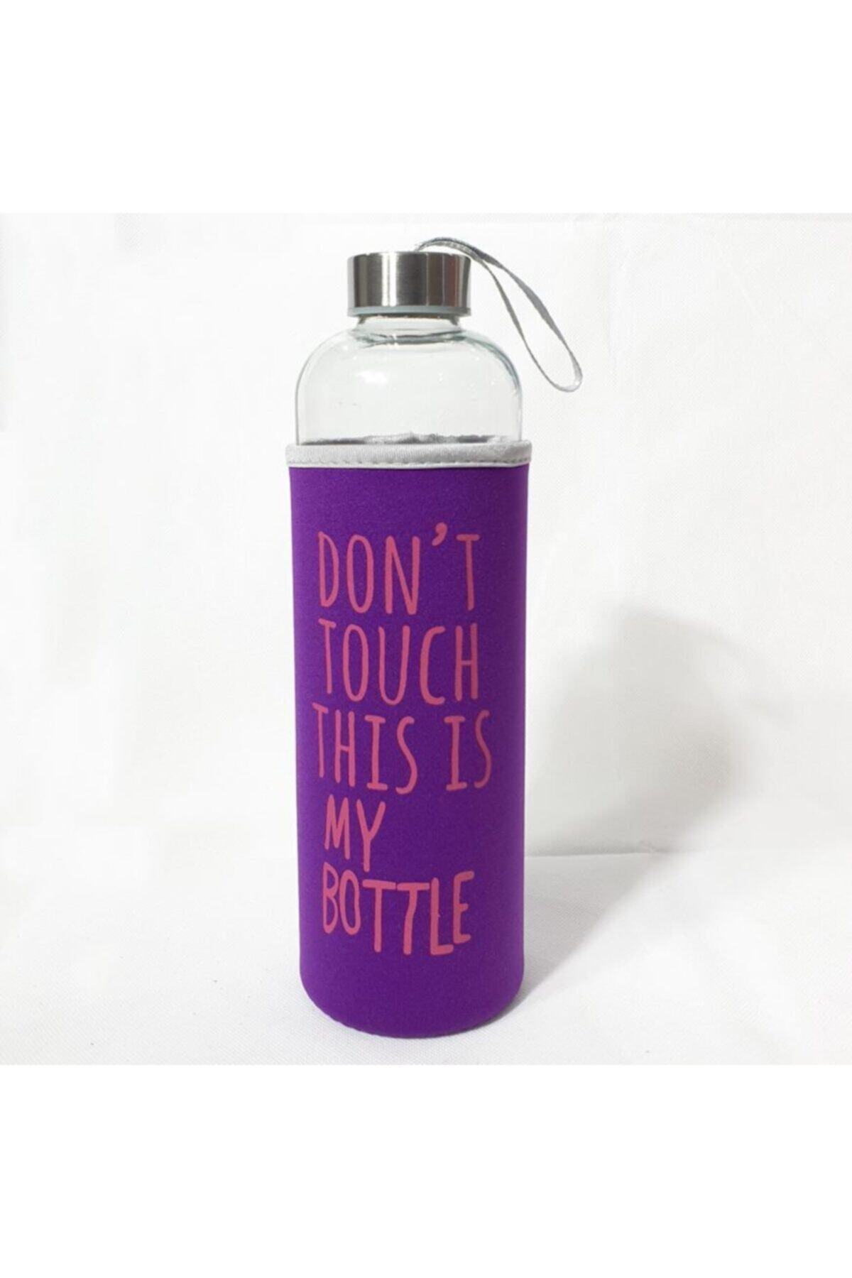 Hediye Kesesi Renkli Kılıflı Cam Matara 1000 Ml