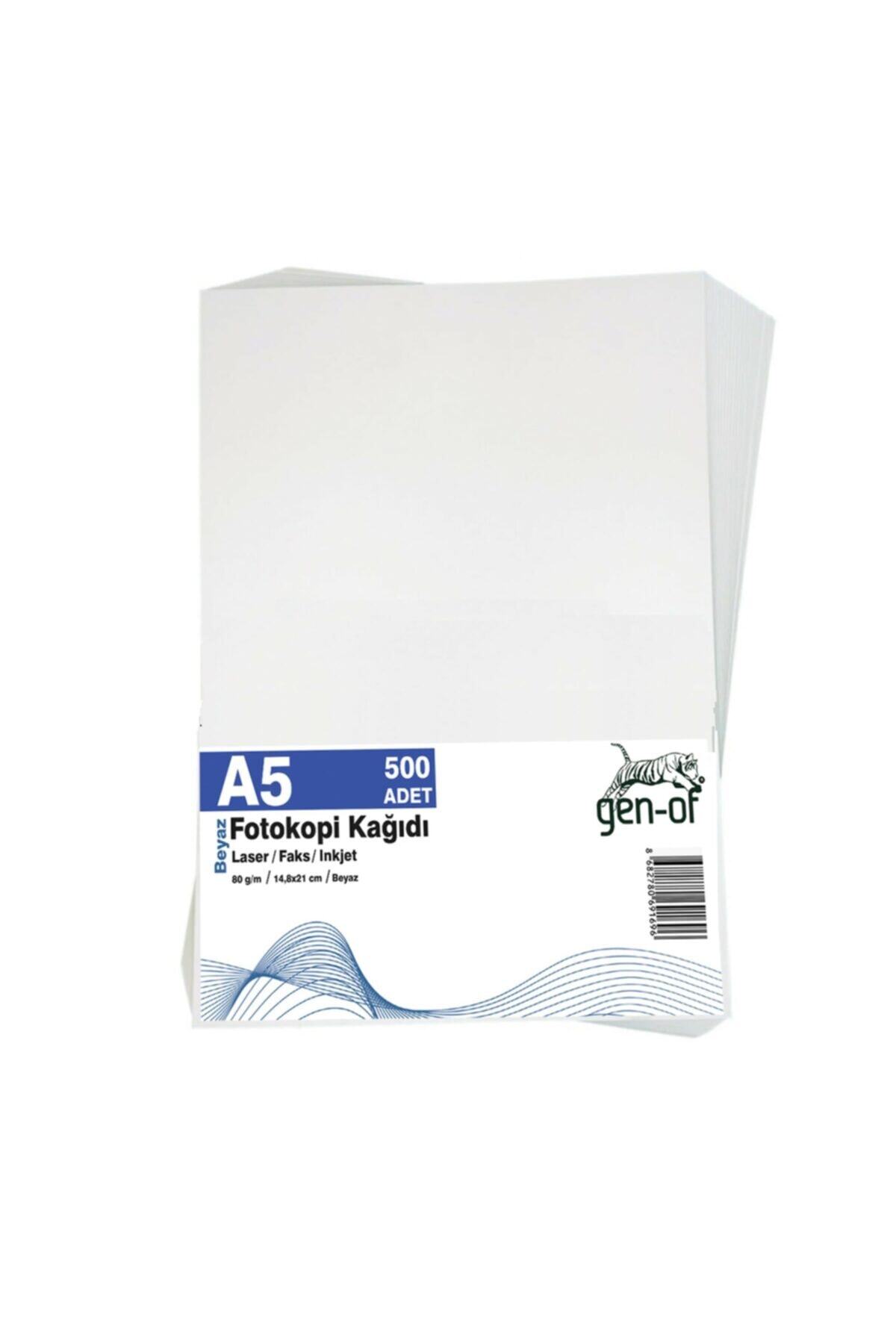 GenOf A5 80 G-M² 500 Adet Beyaz Fotokopi Kağıdı 1 Paket