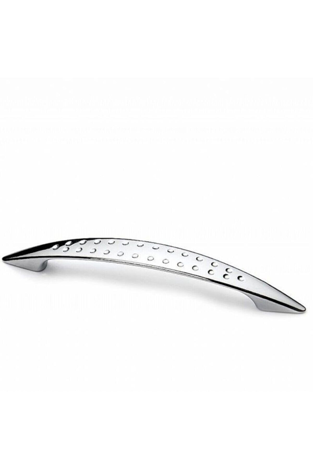 Koral Noktalı Mobilya Dolap Çekmece Kulp 96mm Parlak Krom Renk