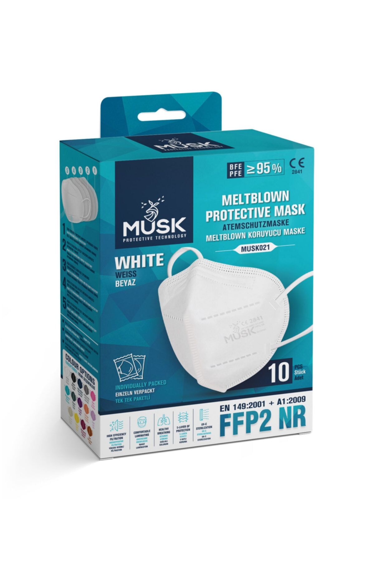 Musk Ffp2 10'lu Maske