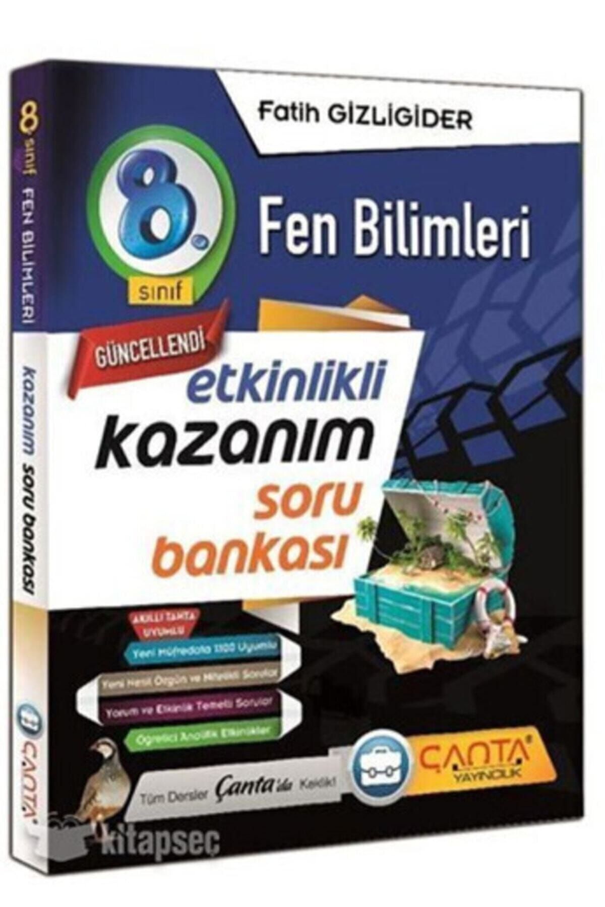 Çanta Yayınları 8. Sınıf Fen Bilimleri Etkinlikli Kazanım Soru Bankası