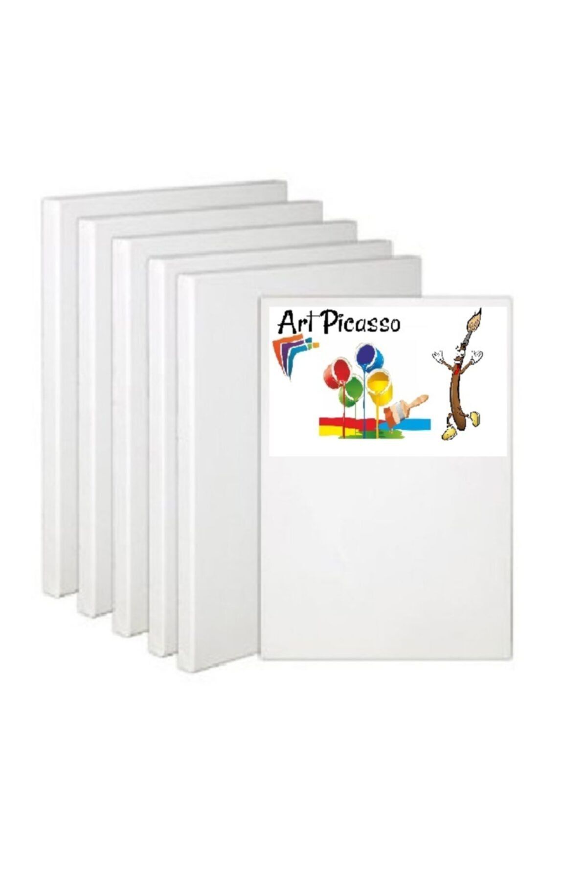 Art Picasso 35x50 c Tuval 10 Lu Resim Tuvali Ahşap Çerçeve Tual