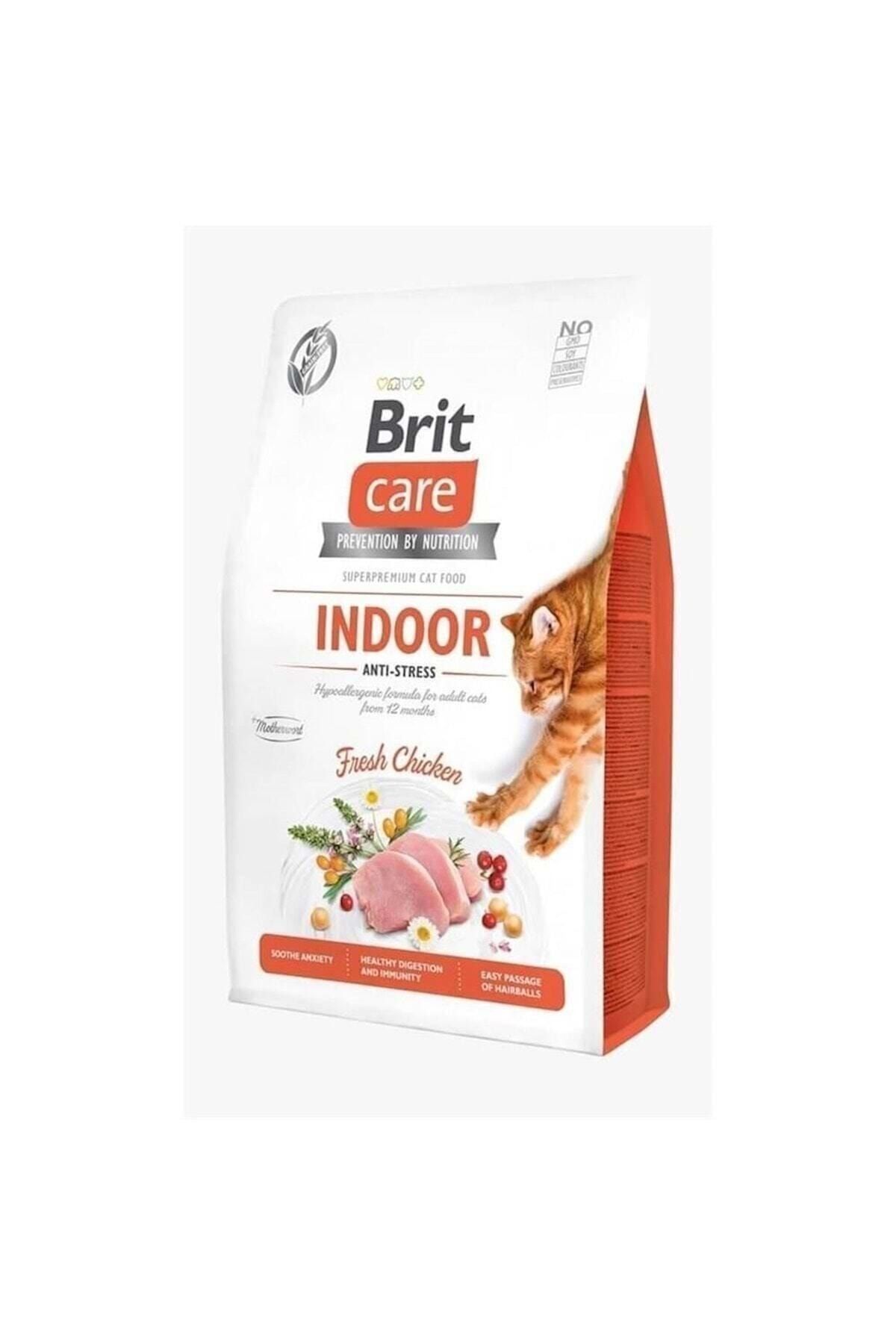 Brit Care Indoor Anti-stress Taze Tavuklu Kedi Maması 2 Kg
