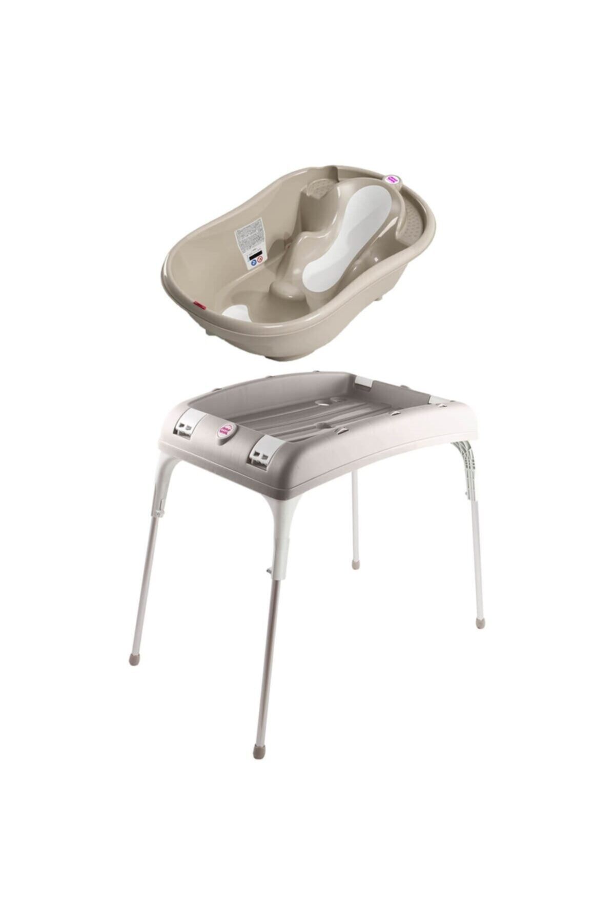 OK Baby Onda Evol Banyo Küveti  Banyo Küvet Taşıyıcı  Gri