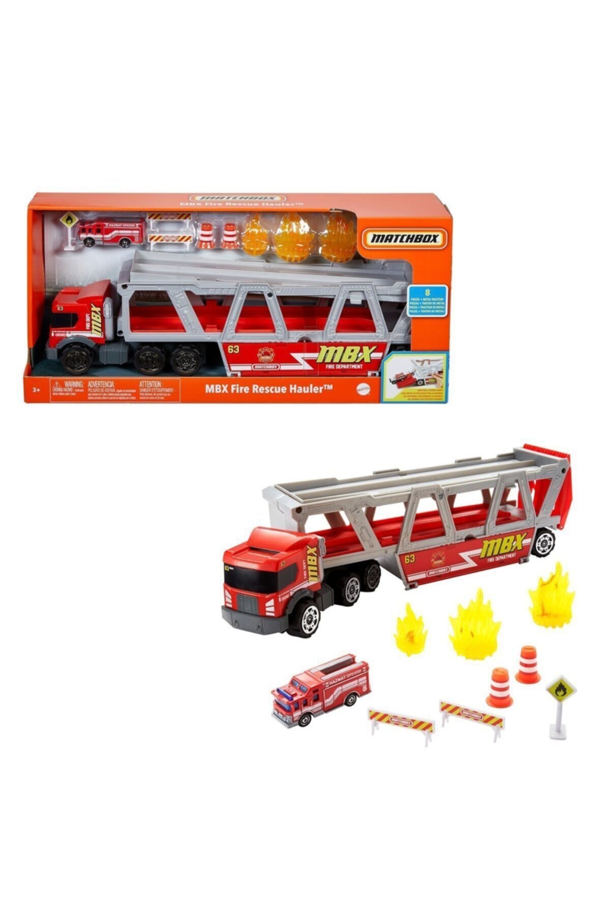 mattel Gwm23 Matchbox™ Taşıyıcı Itfaiye Aracı Oyun Seti