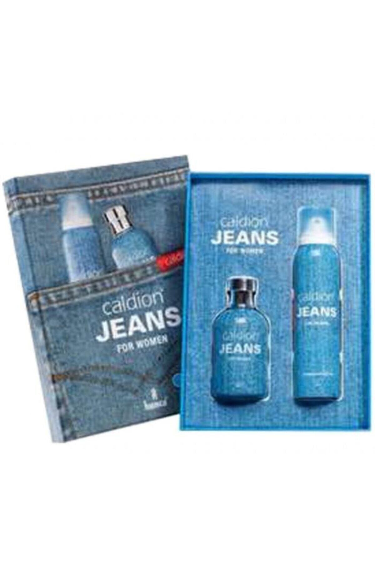 Caldion Jeans Edt 100 ml Kadın Parfüm 150 ml Kadın Deodorant Sprey Set