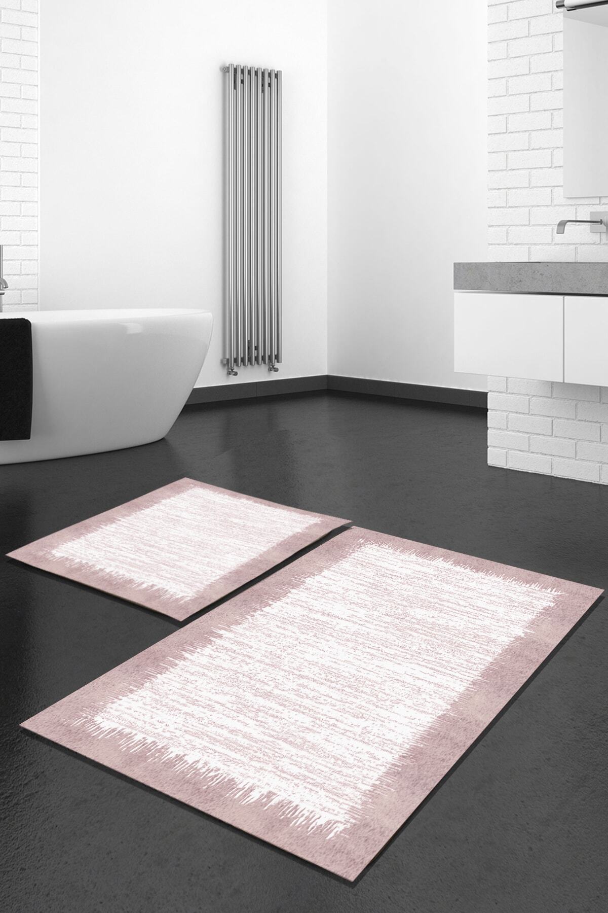 BiRKiLiM Banyo Paspas Takımı Ikili Klozet Takımı Dot--tk-ht509