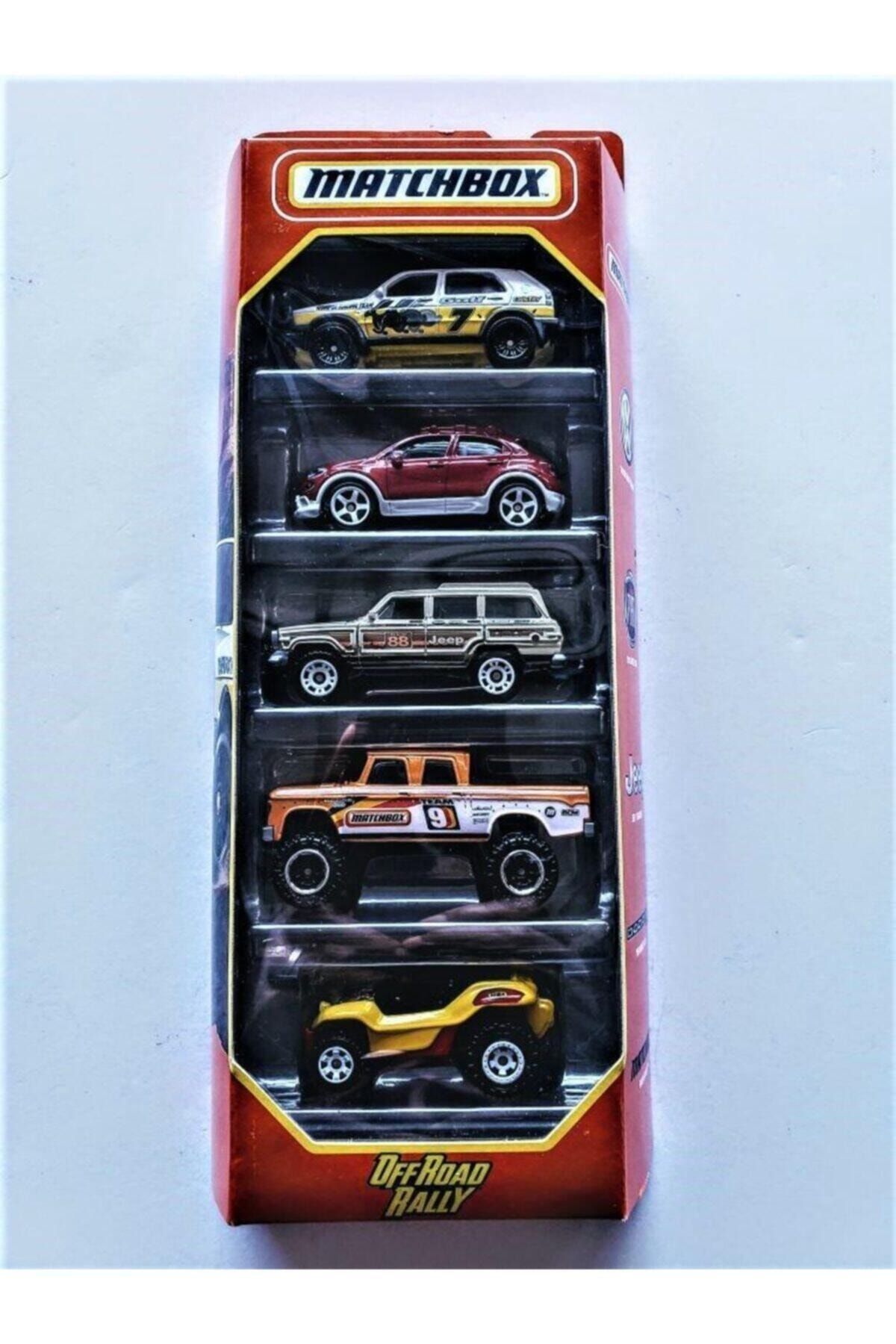 Matchbox Metal Beşli Araba Seti Off Road Rally C1817-gvy41