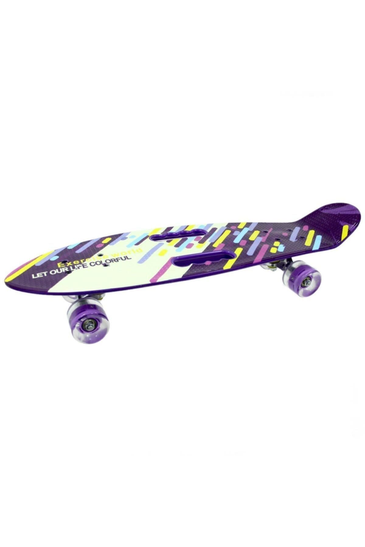 akids Al1074 Desenli Büyük Işıklı Kaykay 67 Cm.