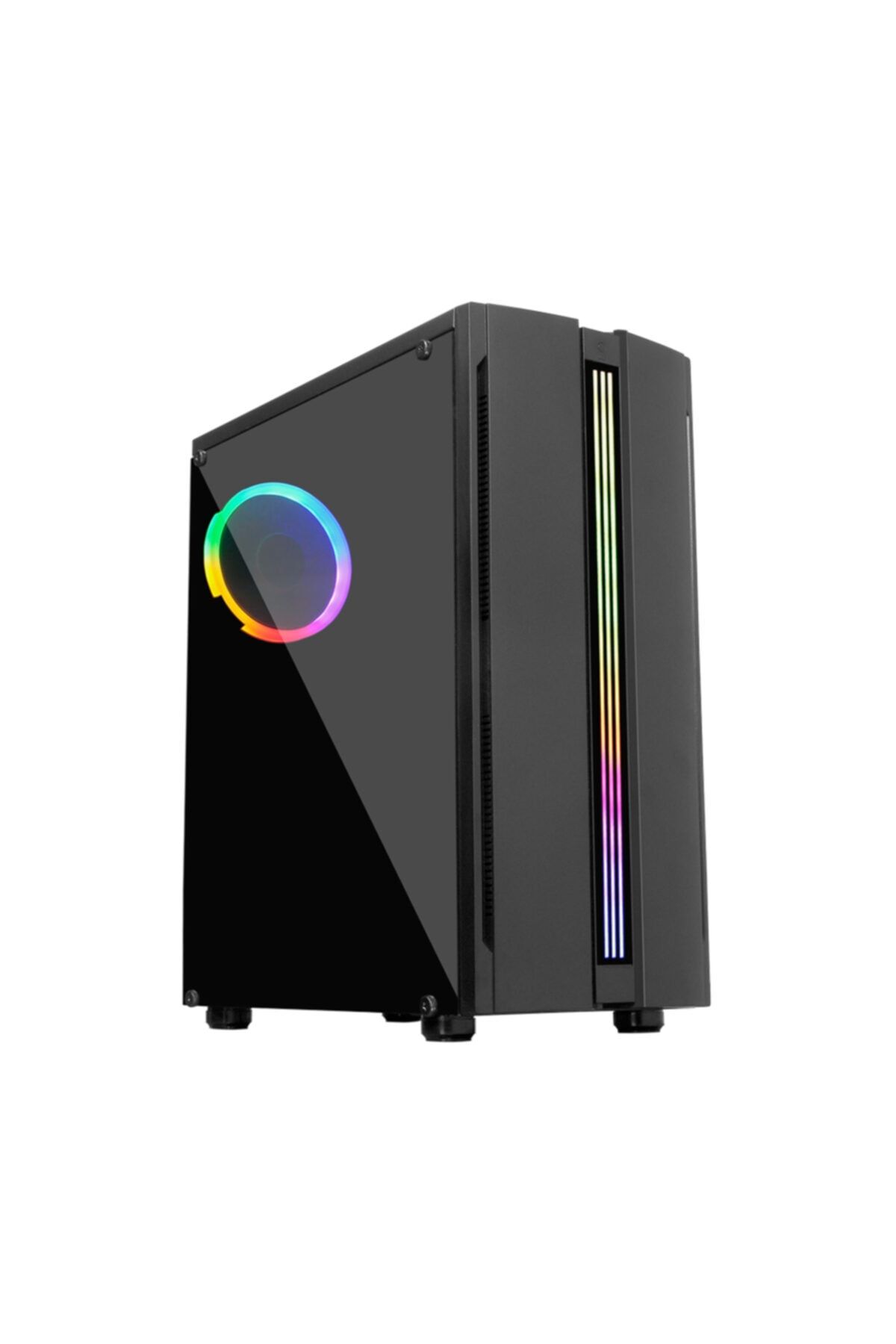 Archon Lk-5522 Rgb Led+ 1x120mm Rainbow Fanlı Pencereli Gaming Oyuncu Bilgisayar Kasası