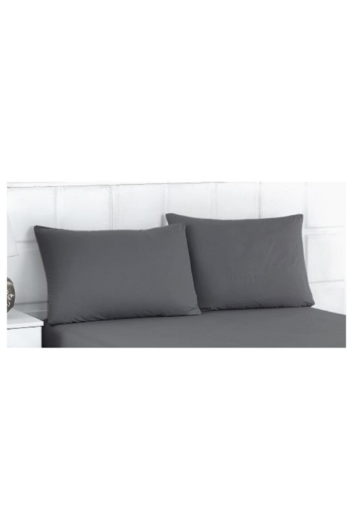 VentiSette 1 Adet Antrasit Pamuklu Fermuarlı 50x70 Cm Yastık Kılıfı