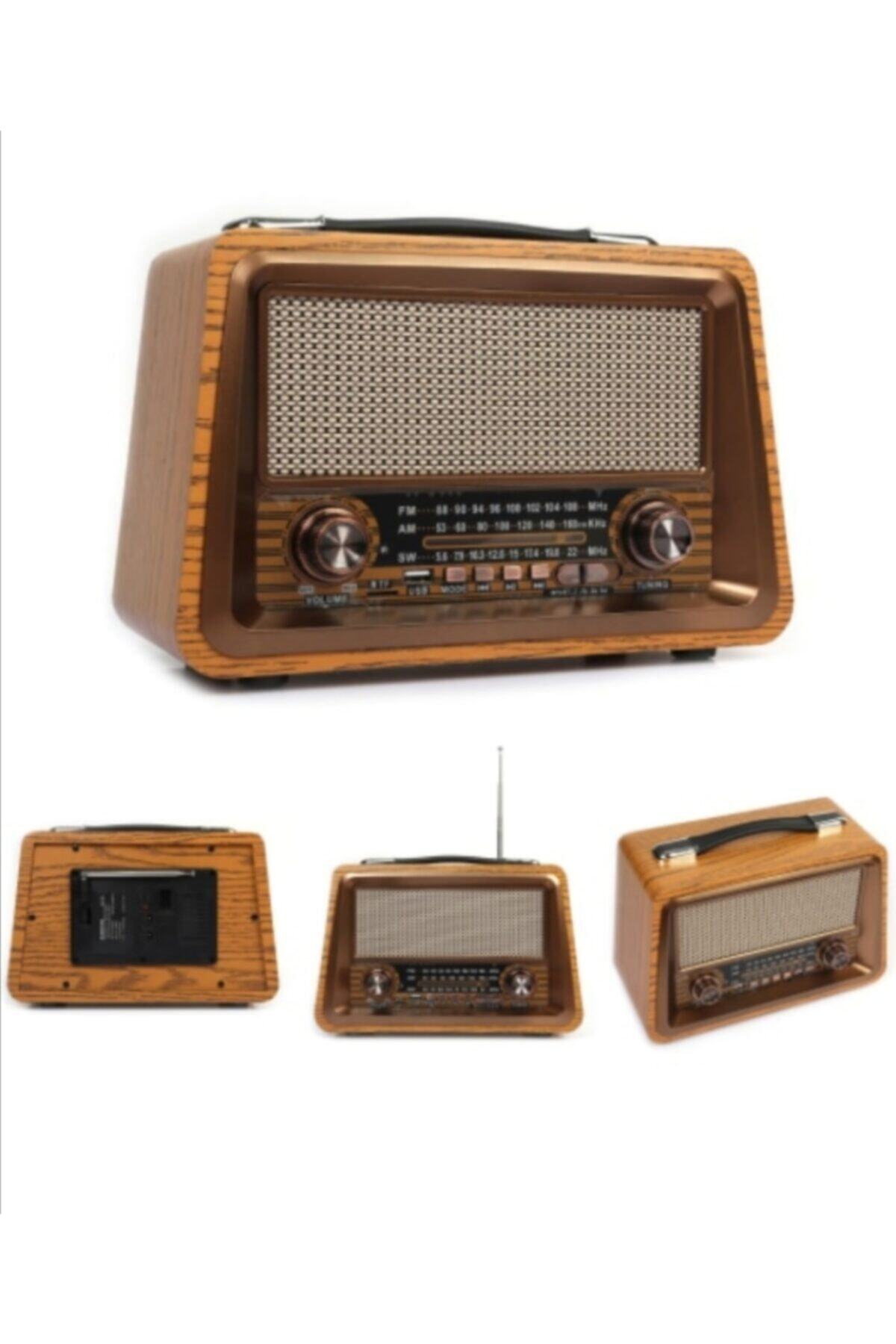 Everton Rt-810 Bluetooth, Usb/sd/aux/fm 5 Band Radyo Nostalji Müzik Kutusu Büyük Boy