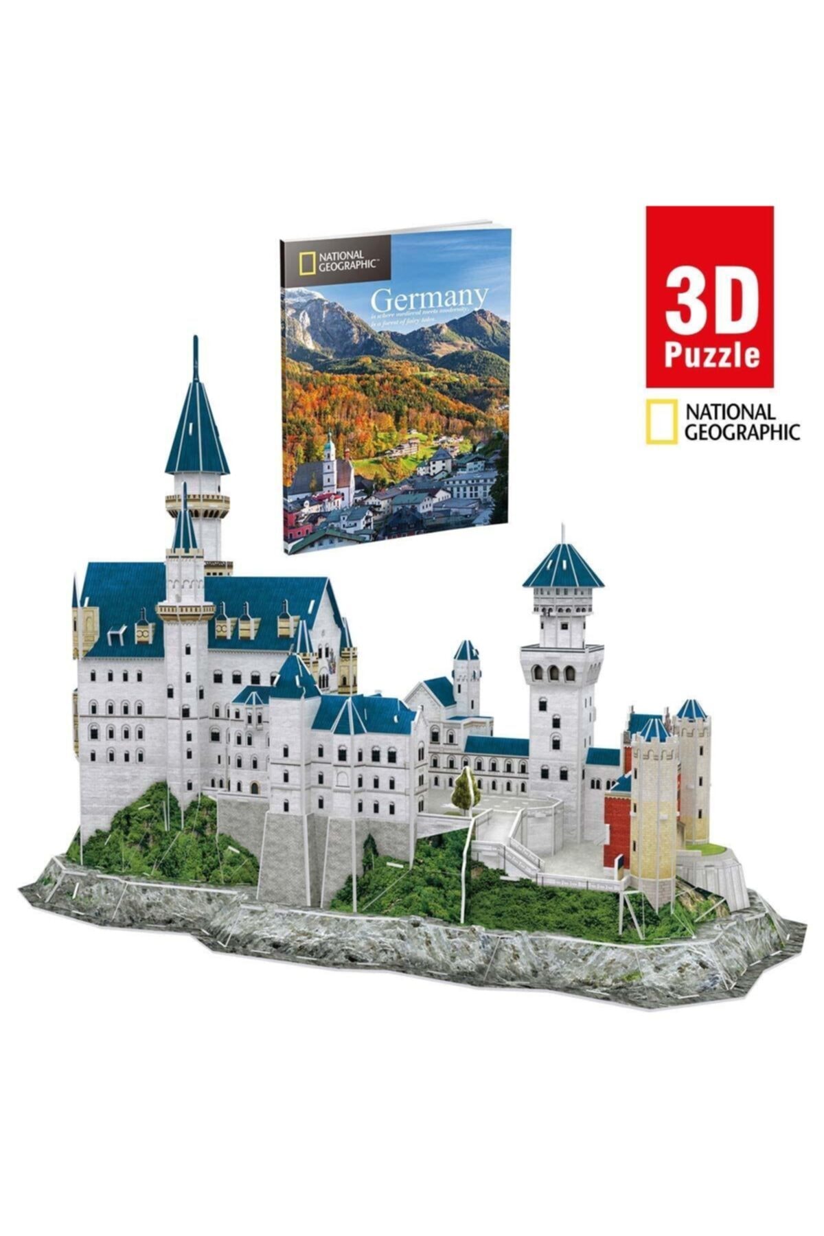 akids Fırsat National Geographic 121 Parça 3d Puzzle Neuschwanstein Kalesi