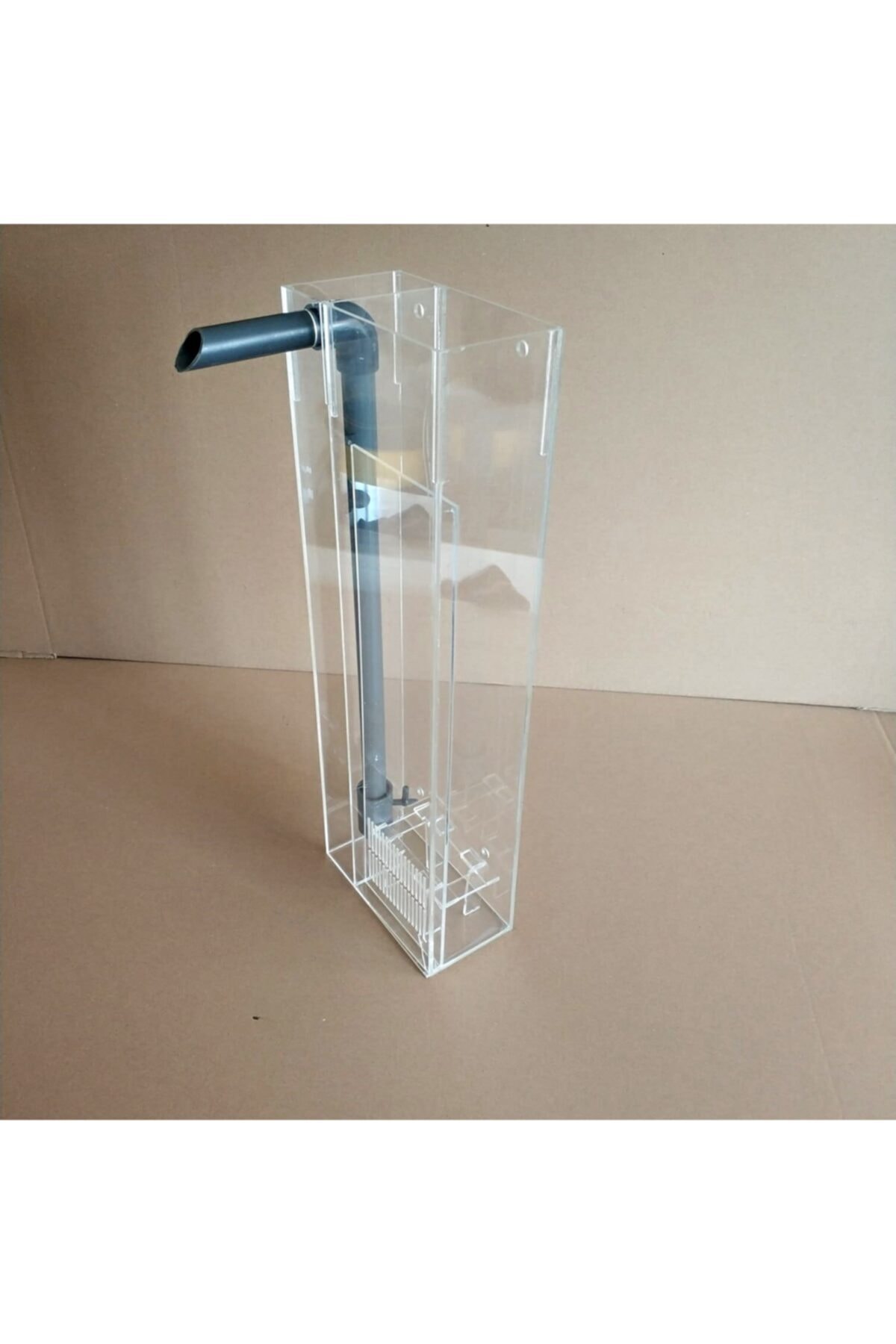 EmAyCenter Hamburg Boru Sistemli Sump Pleksiglas Akvaryum Için 33x15x10cm Hava Asansörlü Filtre Sistemli