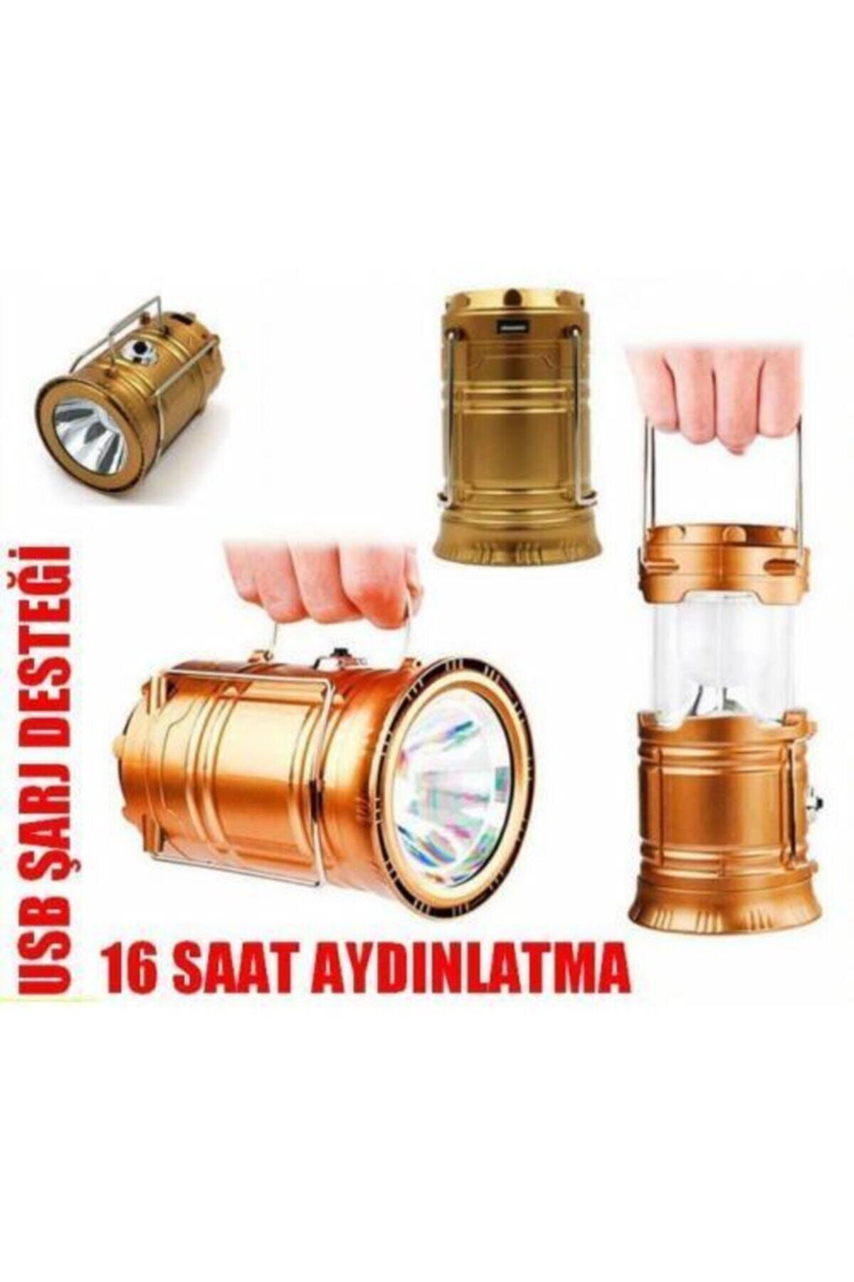 Ipone Büyük Boy Güneş Enerjili Kamp Feneri Işıldak Lamba Usb Powp-5900t