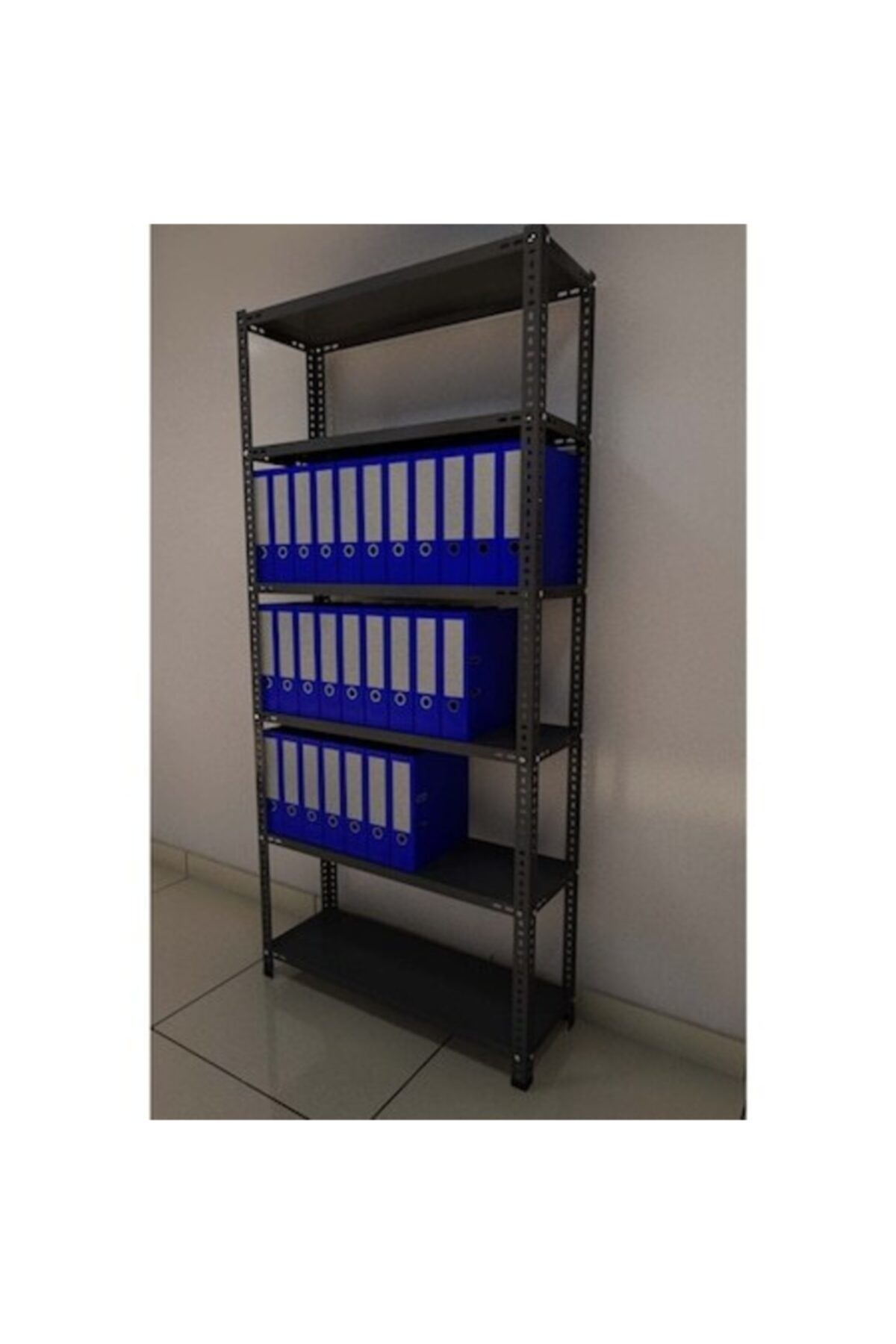 UZMAN GRUP RAF SİSTEMLERİ Çelik Raf-6 Raflı 2metre 31x60 Çelik Raf-depo Rafı
