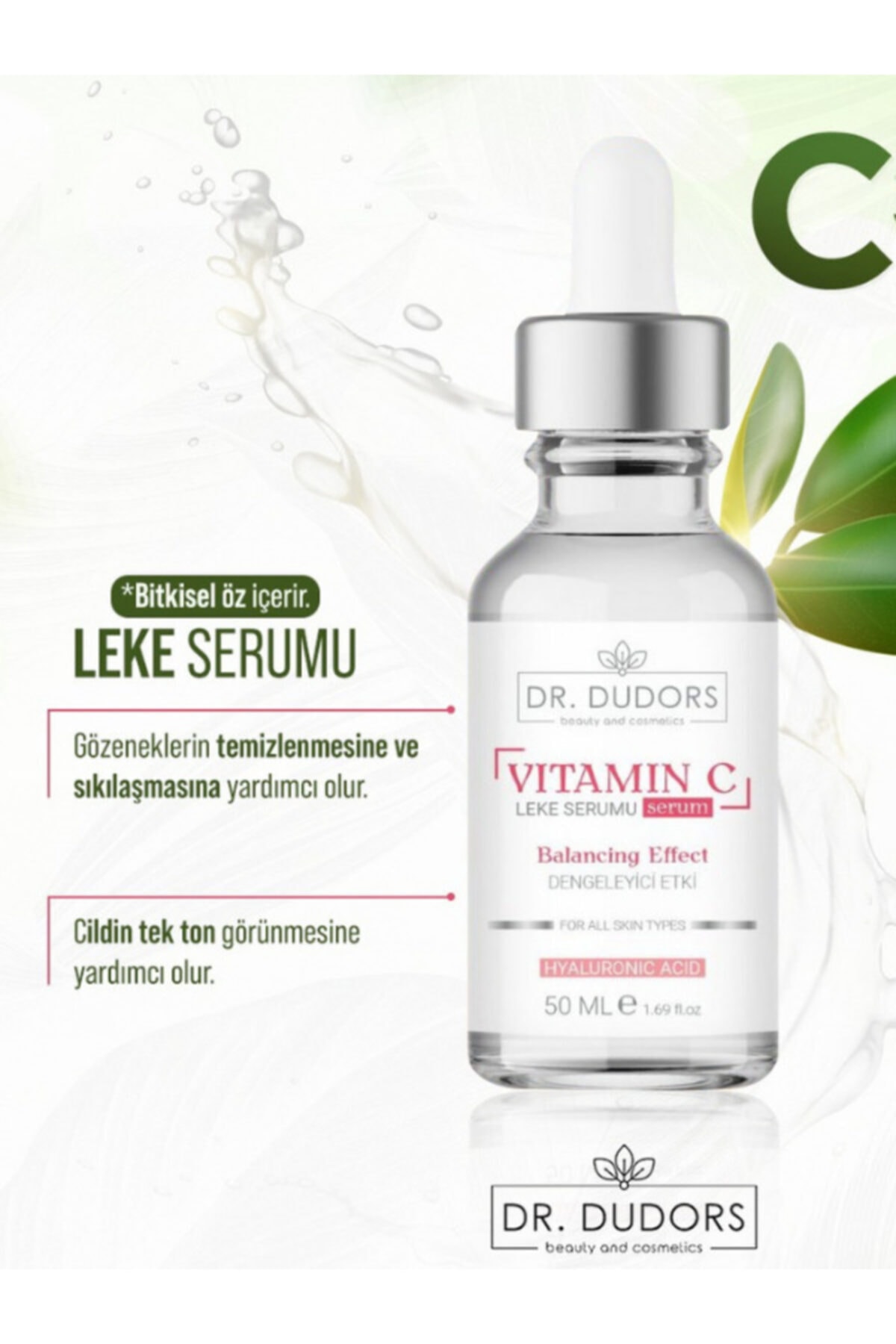 Dr.Dudors C Vitamini Serumu Leke Karşıtı - Aydınlatıcı - 50 ml